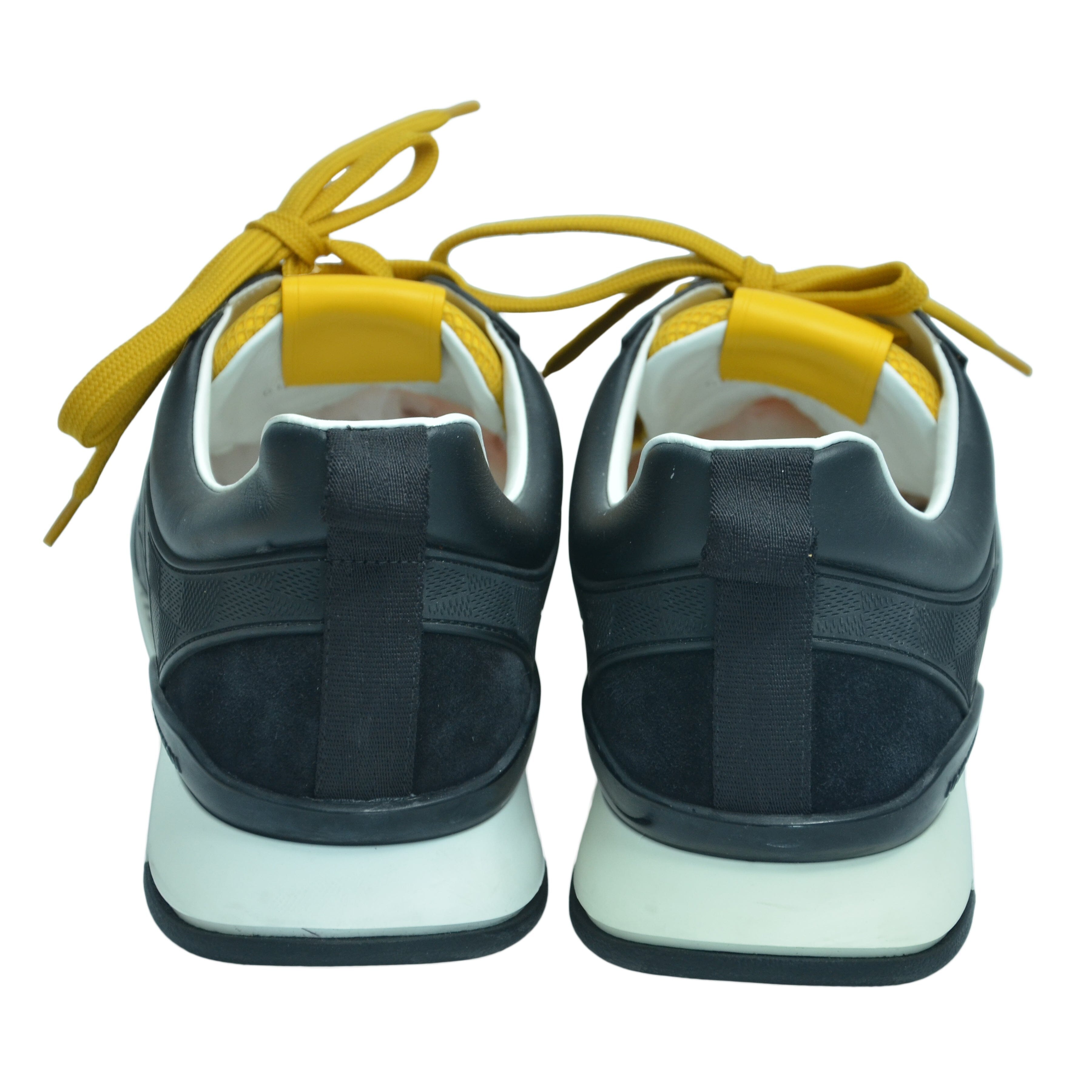 Yellow/Black Damier Fastlane Sneaker Shoes Louis Vuitton