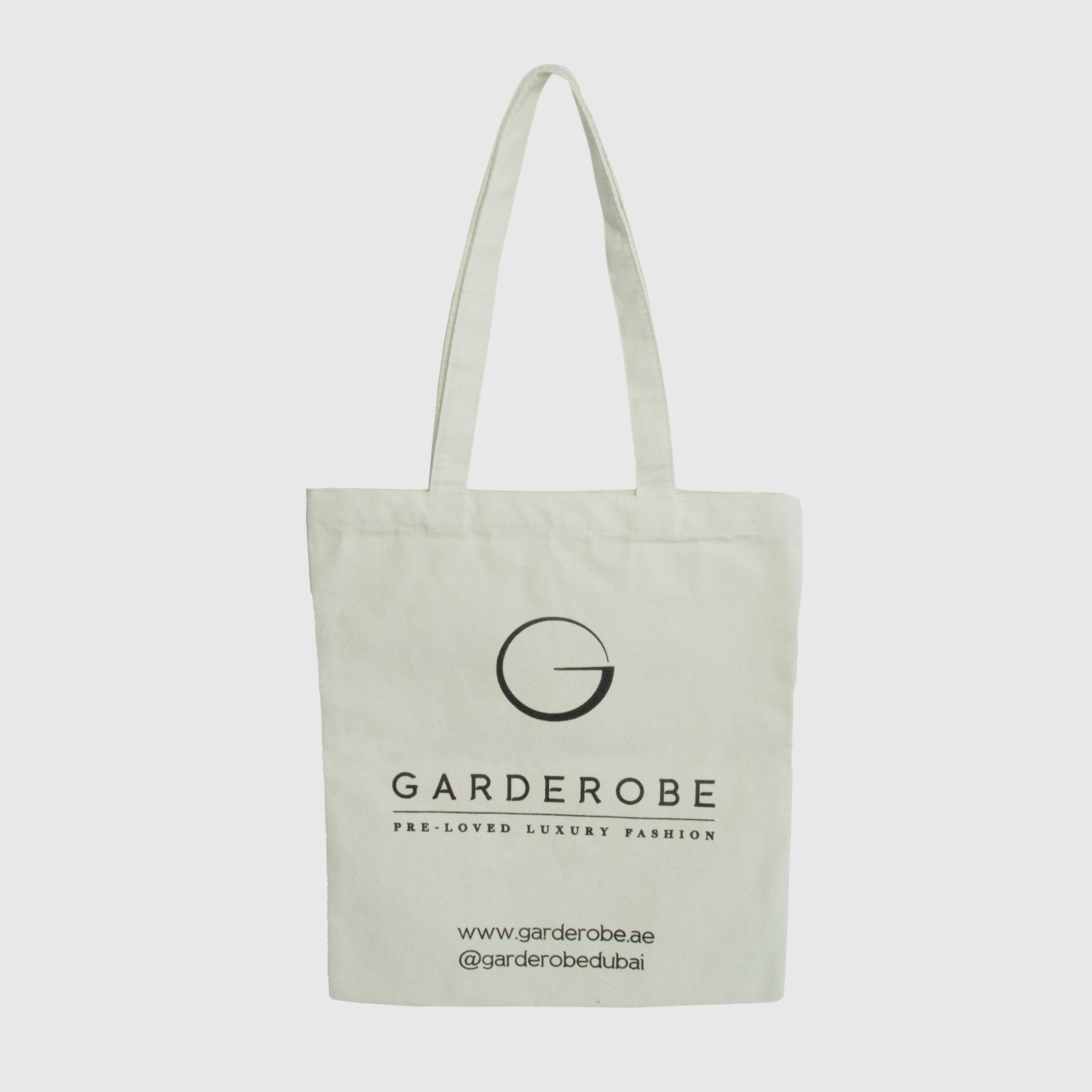 Beige/Black Planet Over Plastic Tote Bag Bag Garderobe
