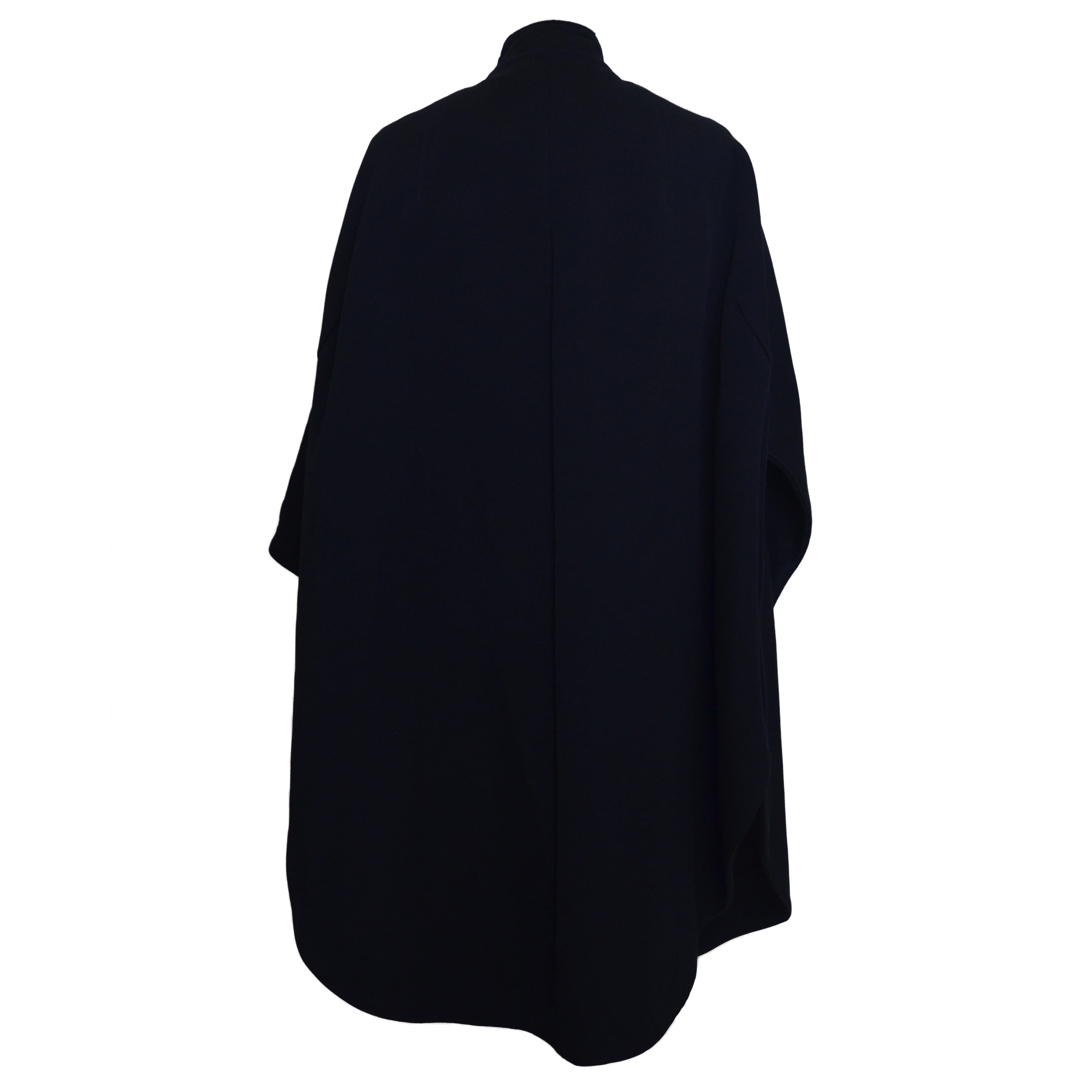 Navy Blue Oversized Riding Coat Clothing Christian Dior