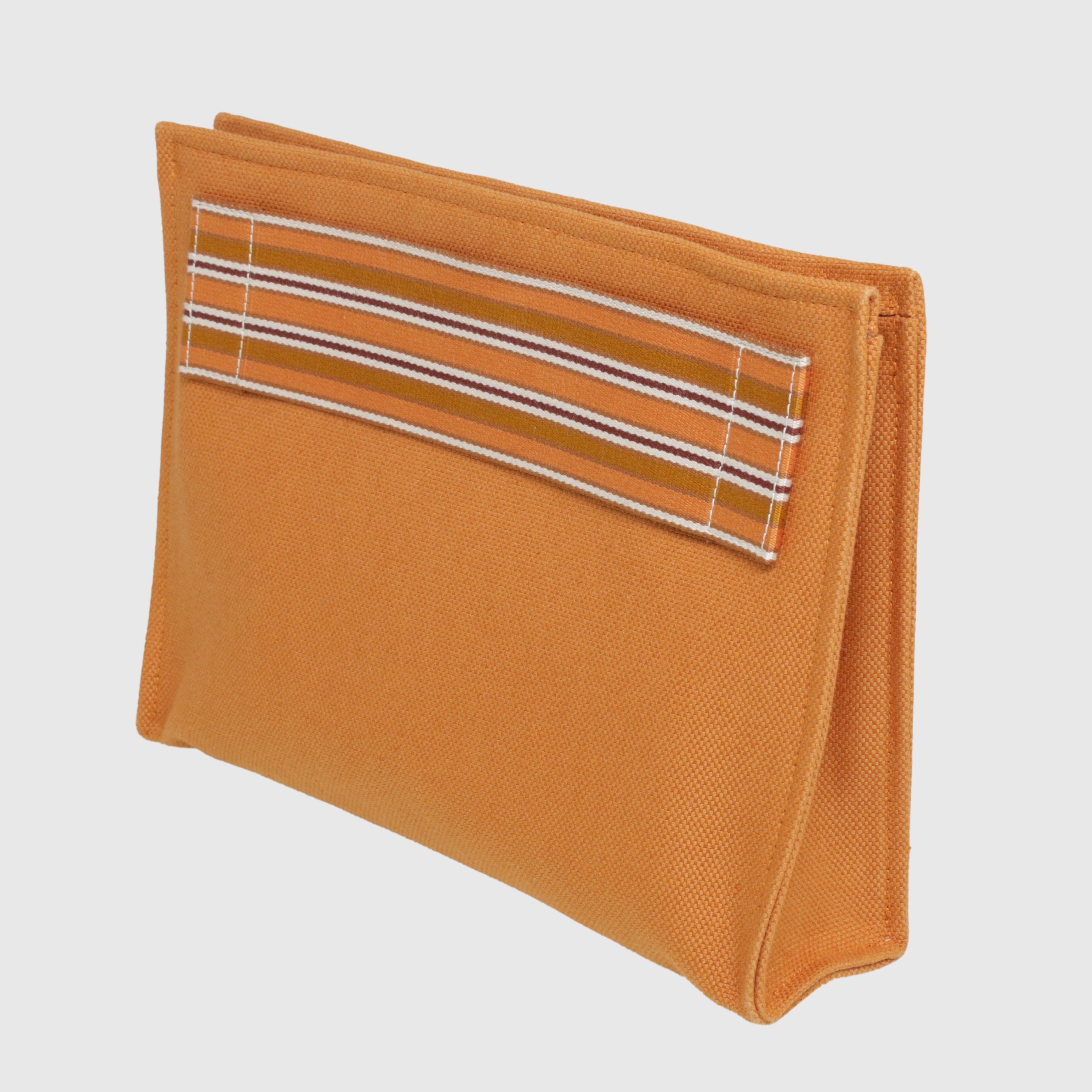 Ochre Suitcase Printed Zip Pouch Accessories Loro Piana