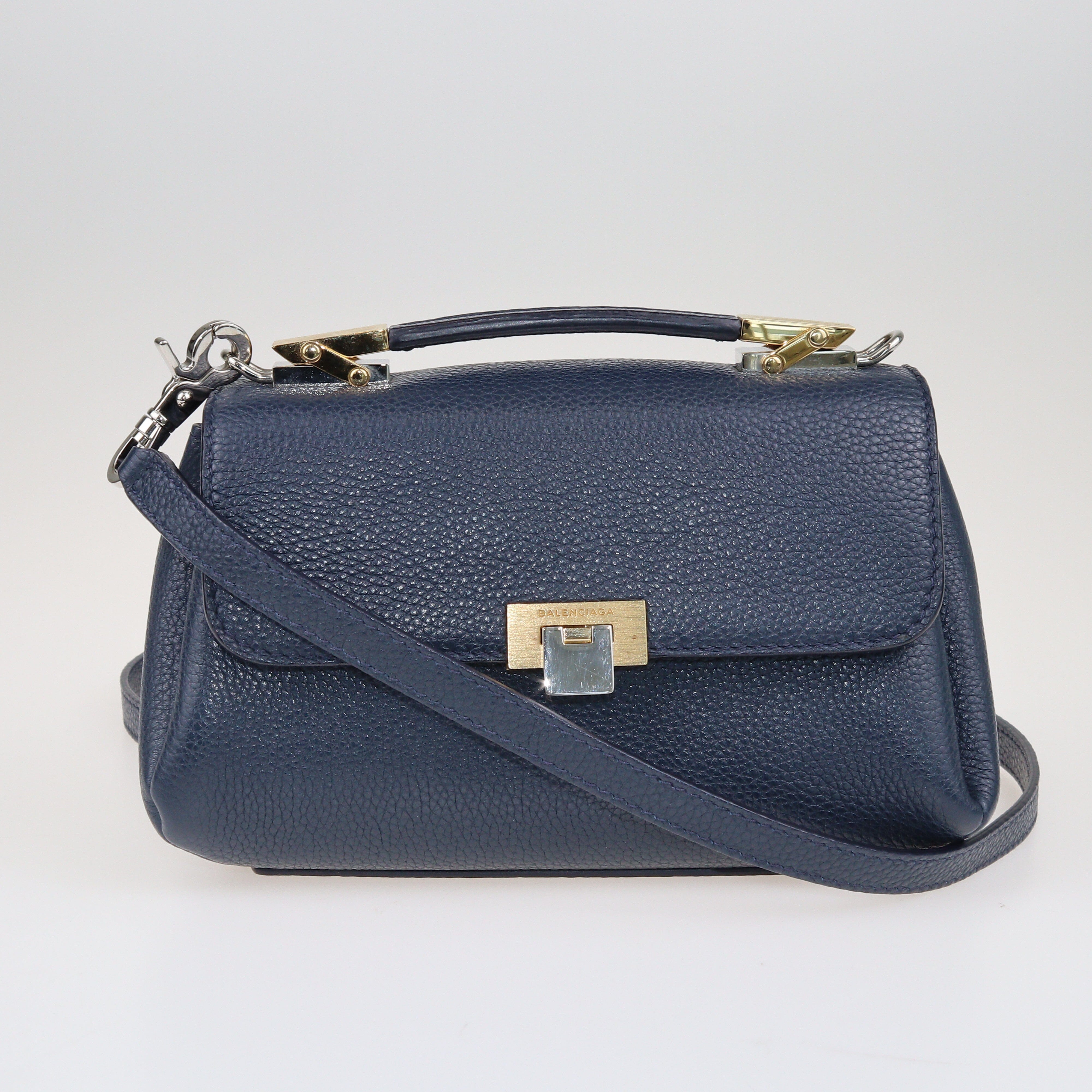 Blue Le Dix Nano Soft Bag Bags Balenciaga 