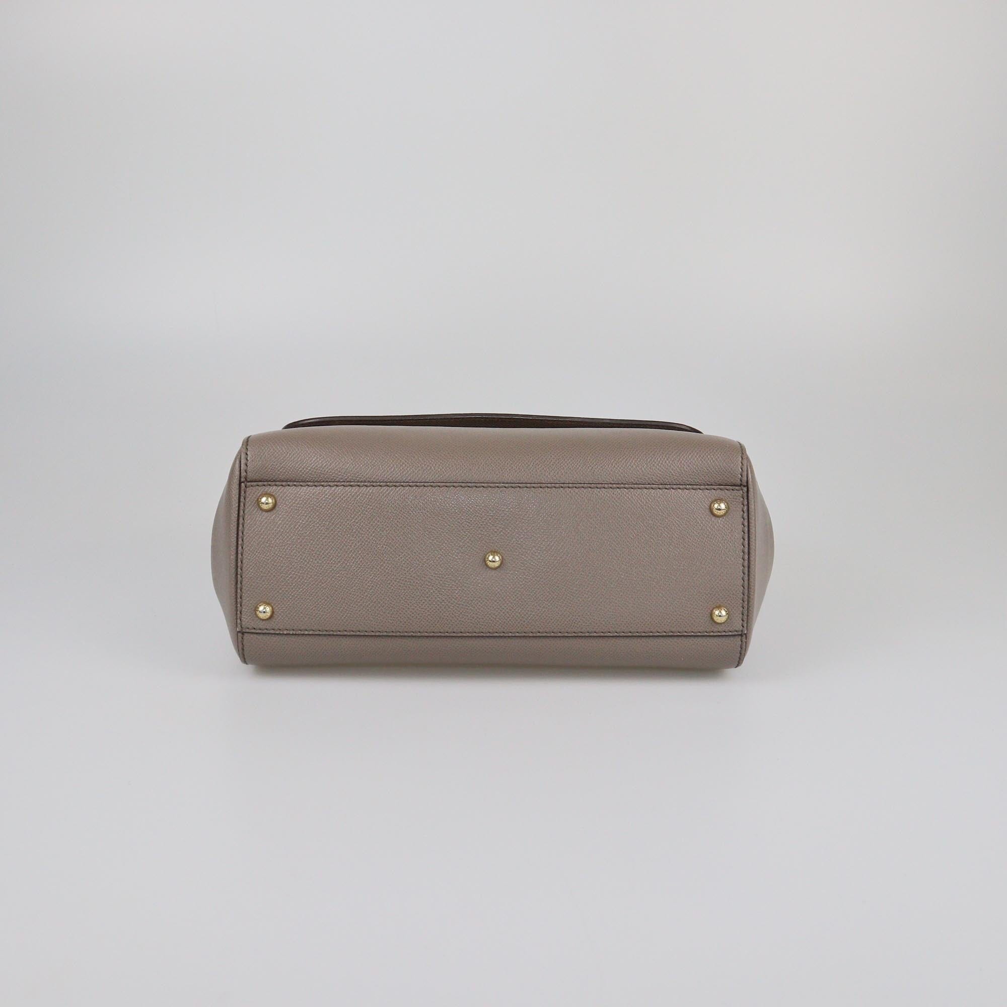 Dolce & Gabbana Grey Miss Sicily Top Handle Bag Womens Dolce & Gabbana