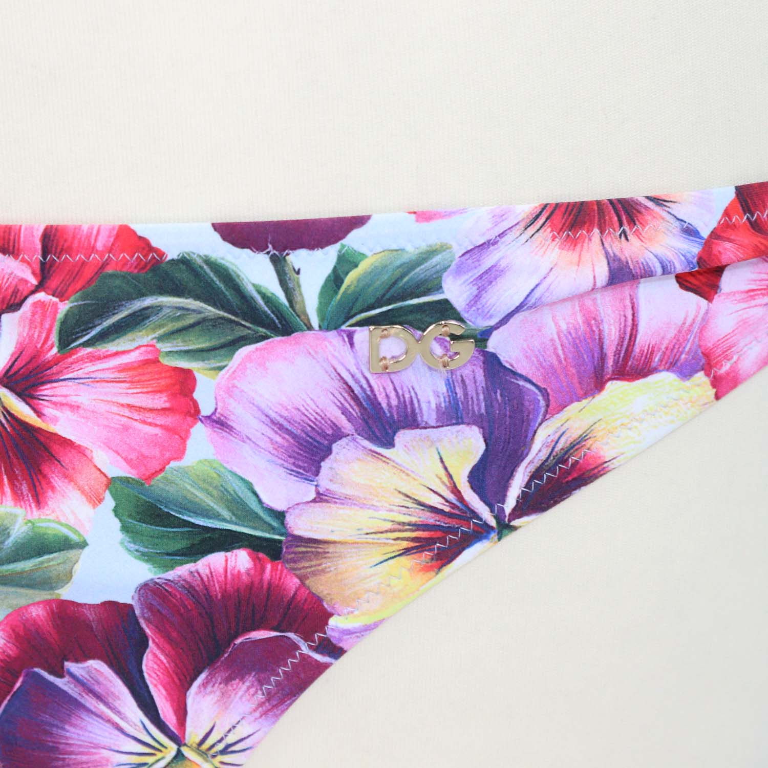 Dolce & Gabbana Multicolor Floral Print Bikini Set