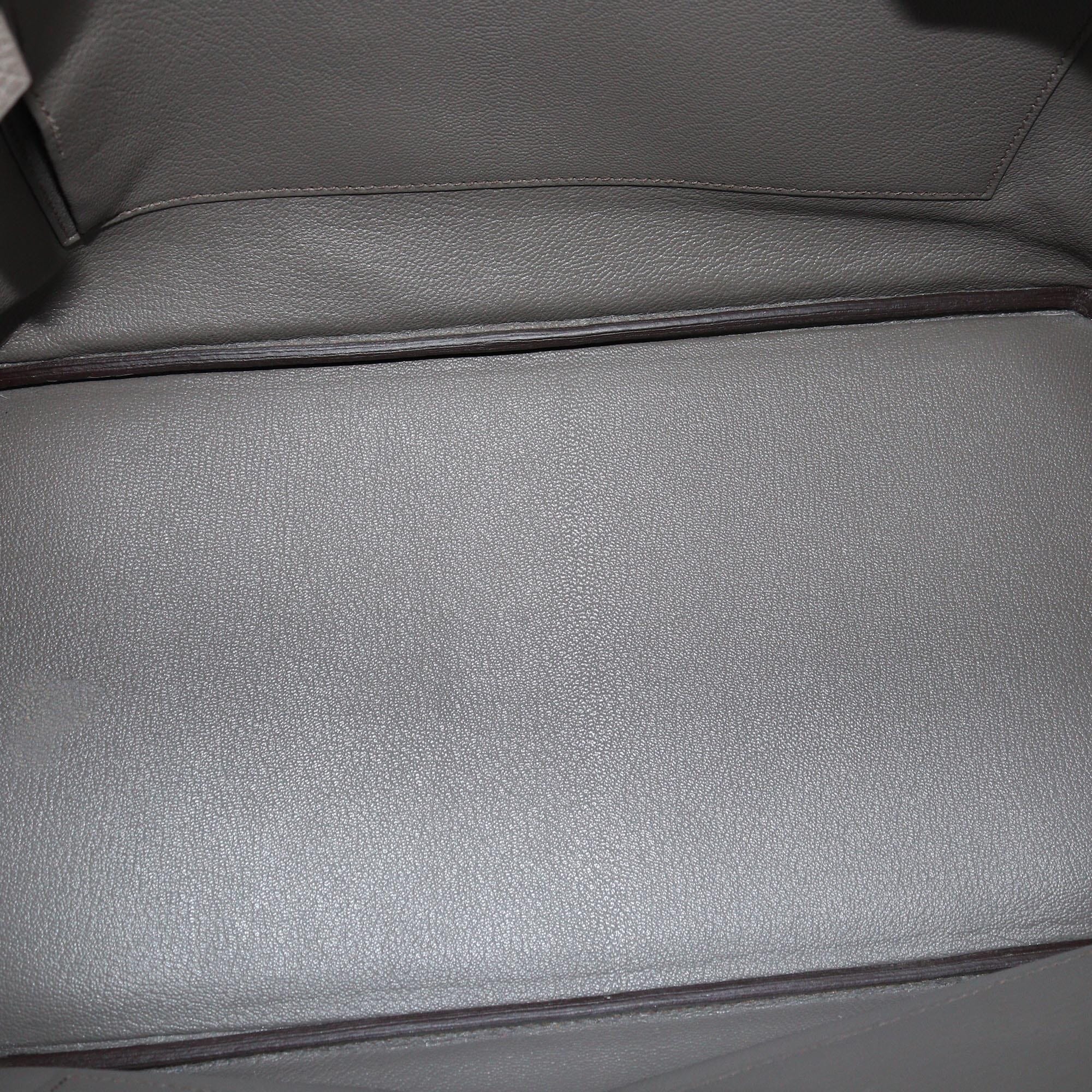 Hermes Vert Gris Togo Birkin 35 Bag PHW Womens Hermes