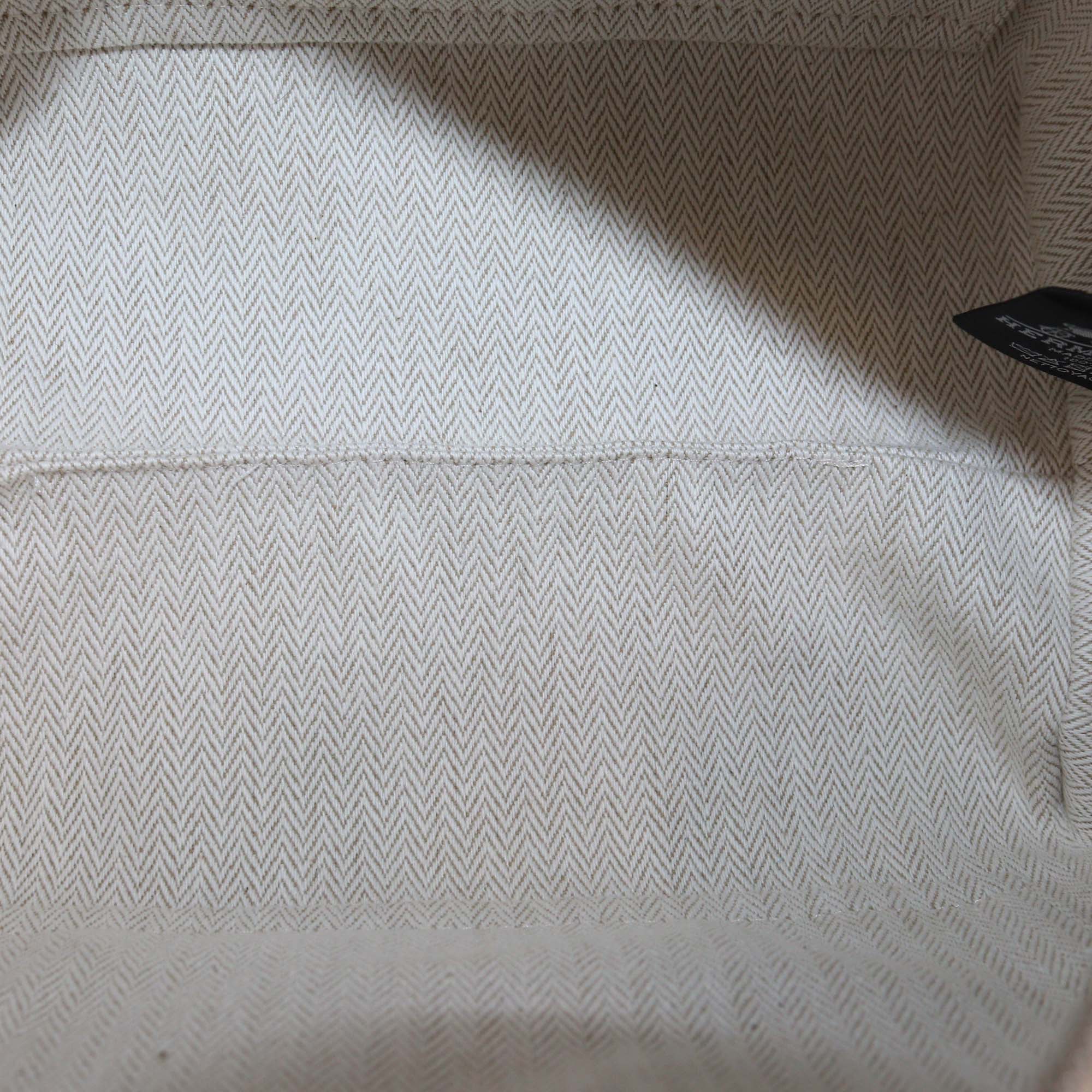 Hermes Naturel Canvas Bride a Brac PM Case