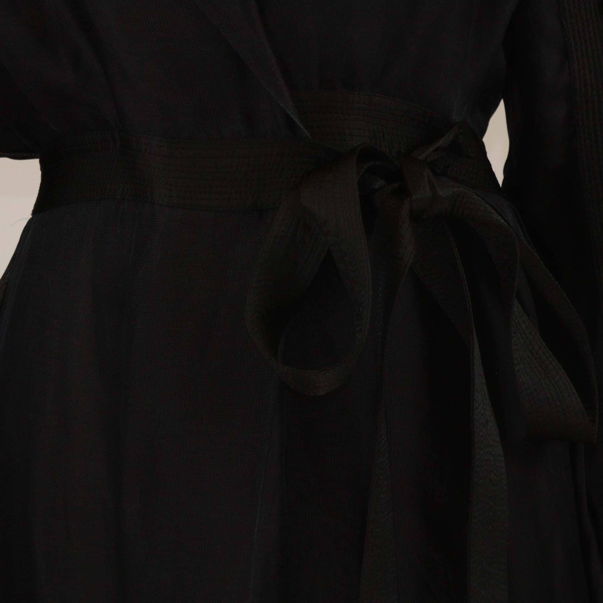 Di Liborio Black Silk Wrap Maxi Dress Womens Di Liborio
