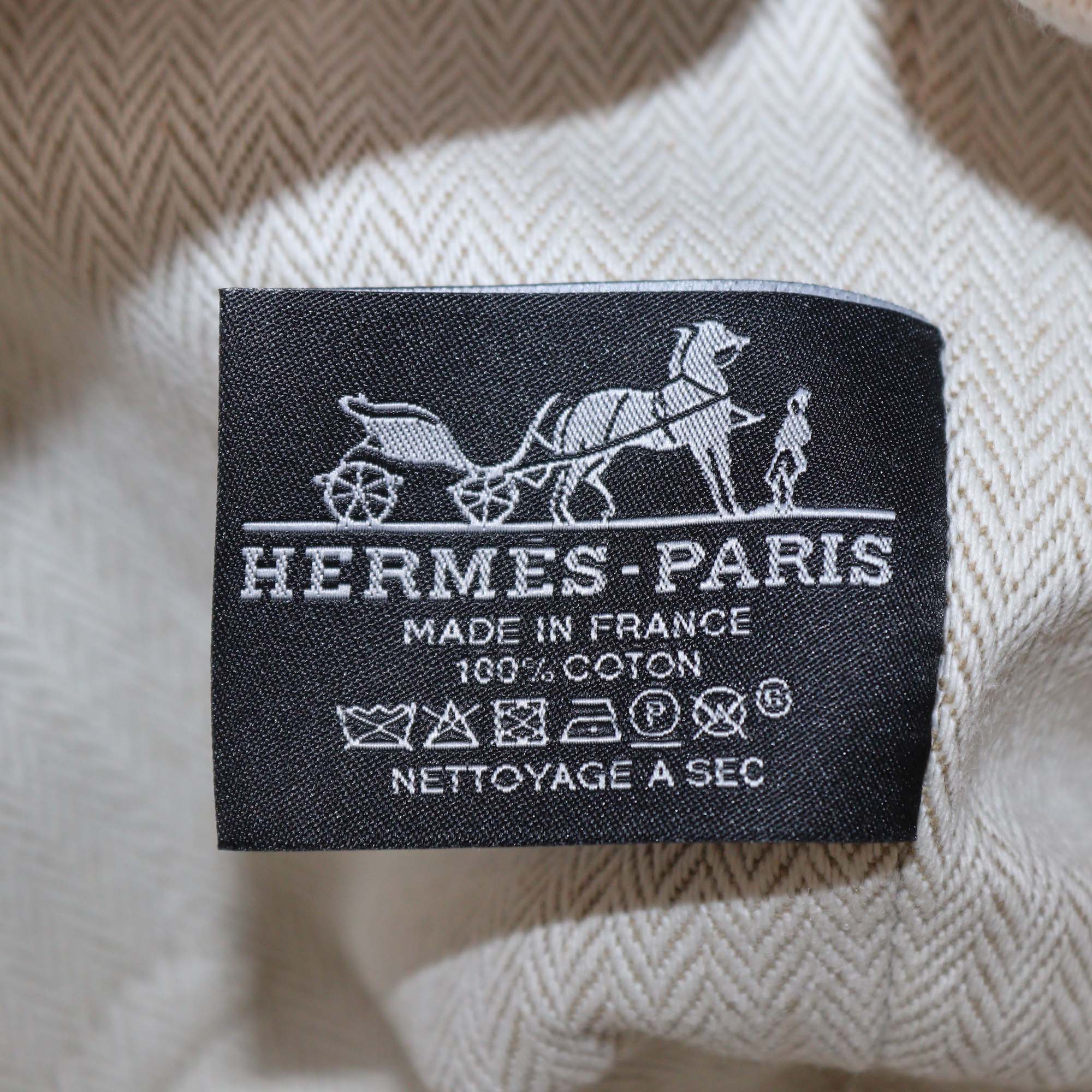 Hermes Naturel Canvas Bride a Brac PM Case