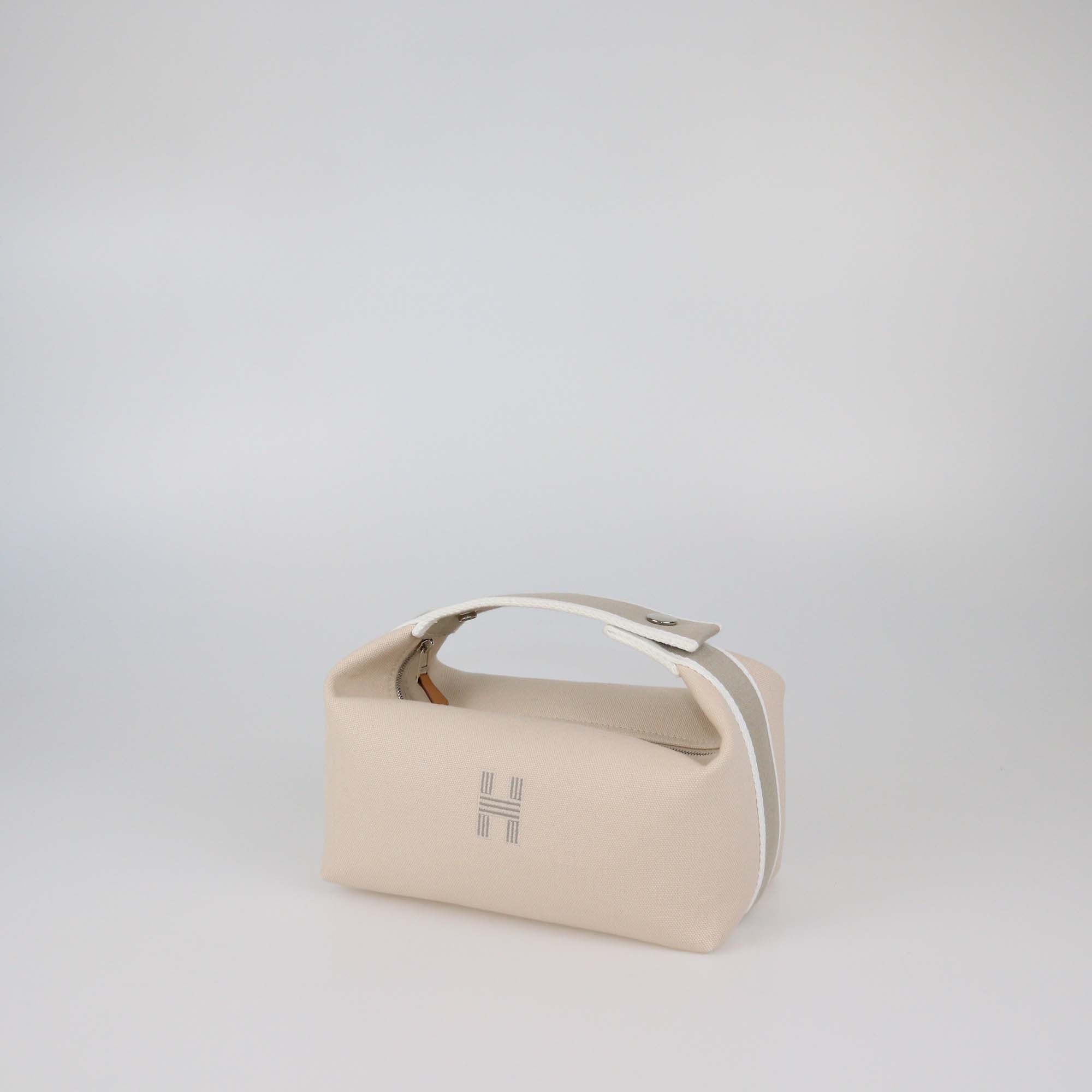Hermes Naturel Canvas Bride a Brac PM Case
