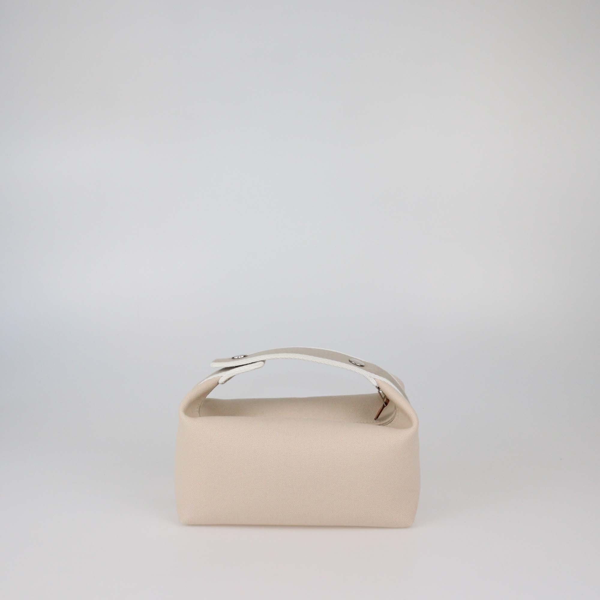 Hermes Naturel Canvas Bride a Brac PM Case