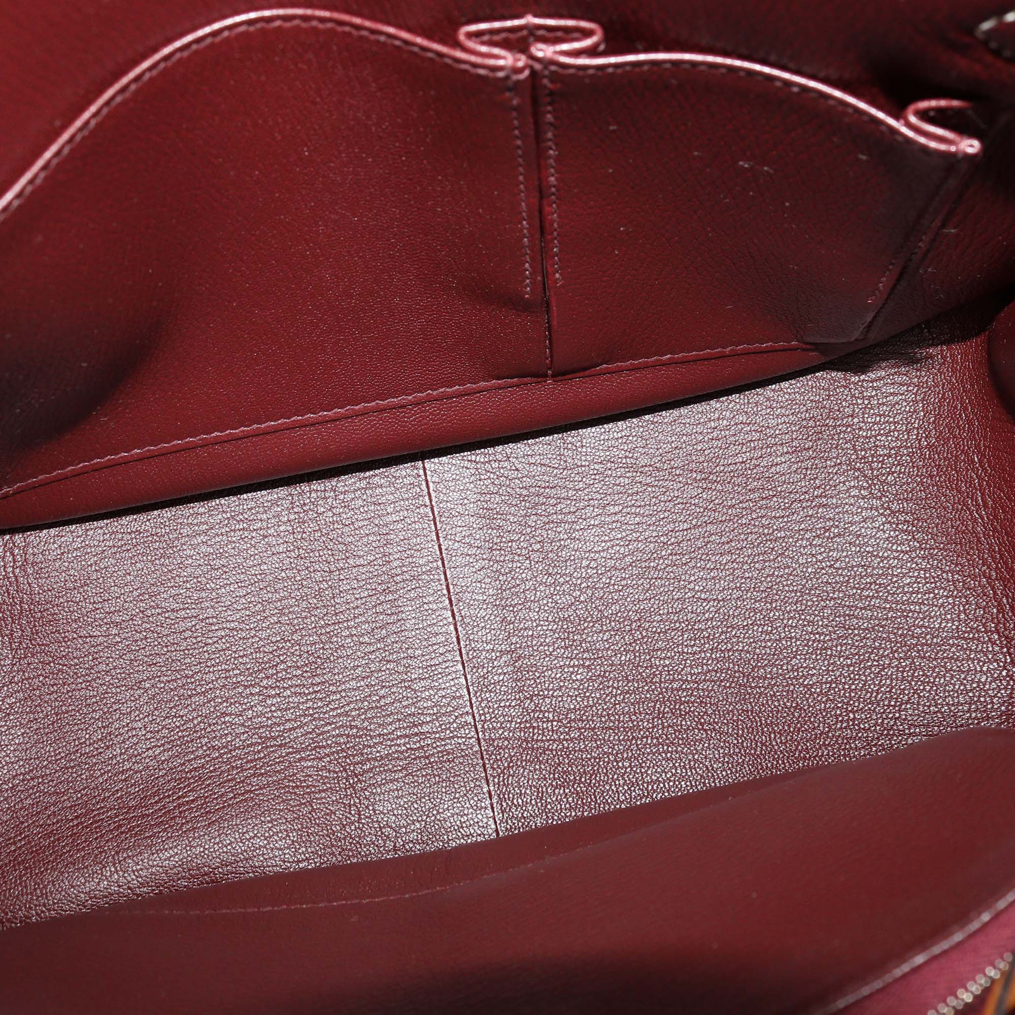 Hermes Gold Clemence Leather Jypsiere 31 Bag