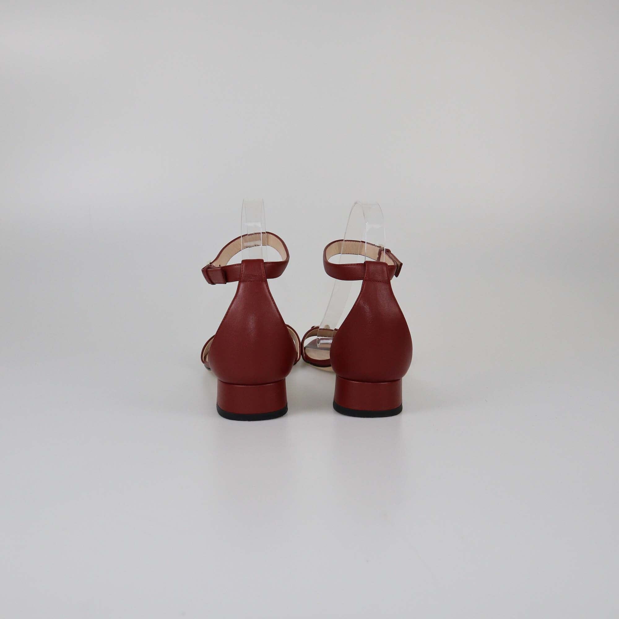 Gucci Red Liliane Horsebit Ankle Strap Sandals Womens Gucci