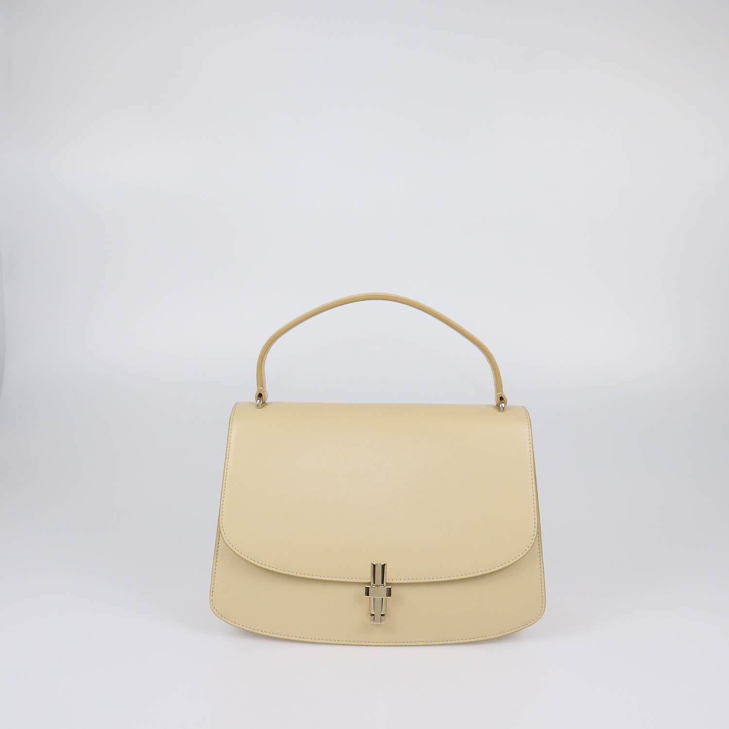 The Row Butter Leather Sofia 10.00 Top Handle Bag