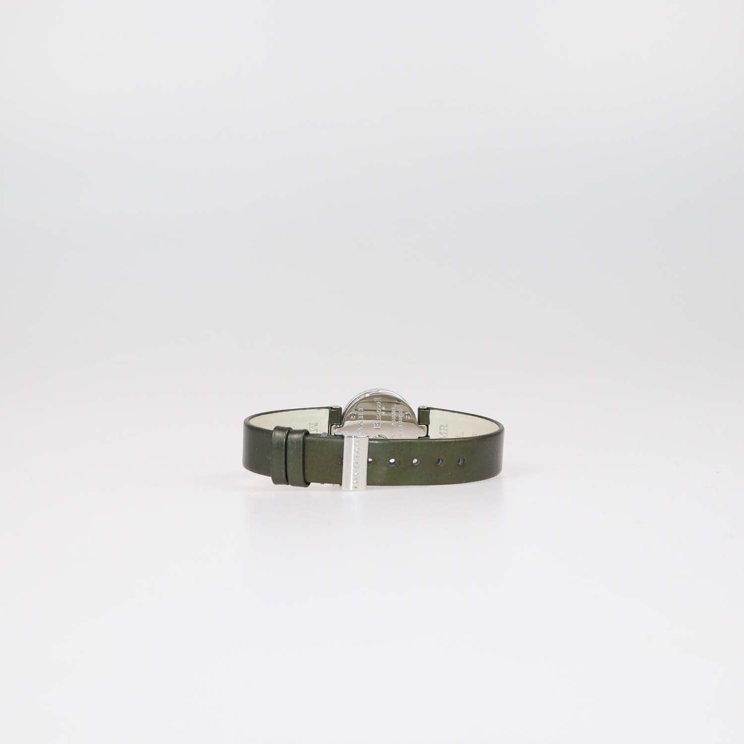 Bvlgari Black Mother Of Pearl Diamond Stainless Steel Patent Leather B.Zero1 Watch 22 mm