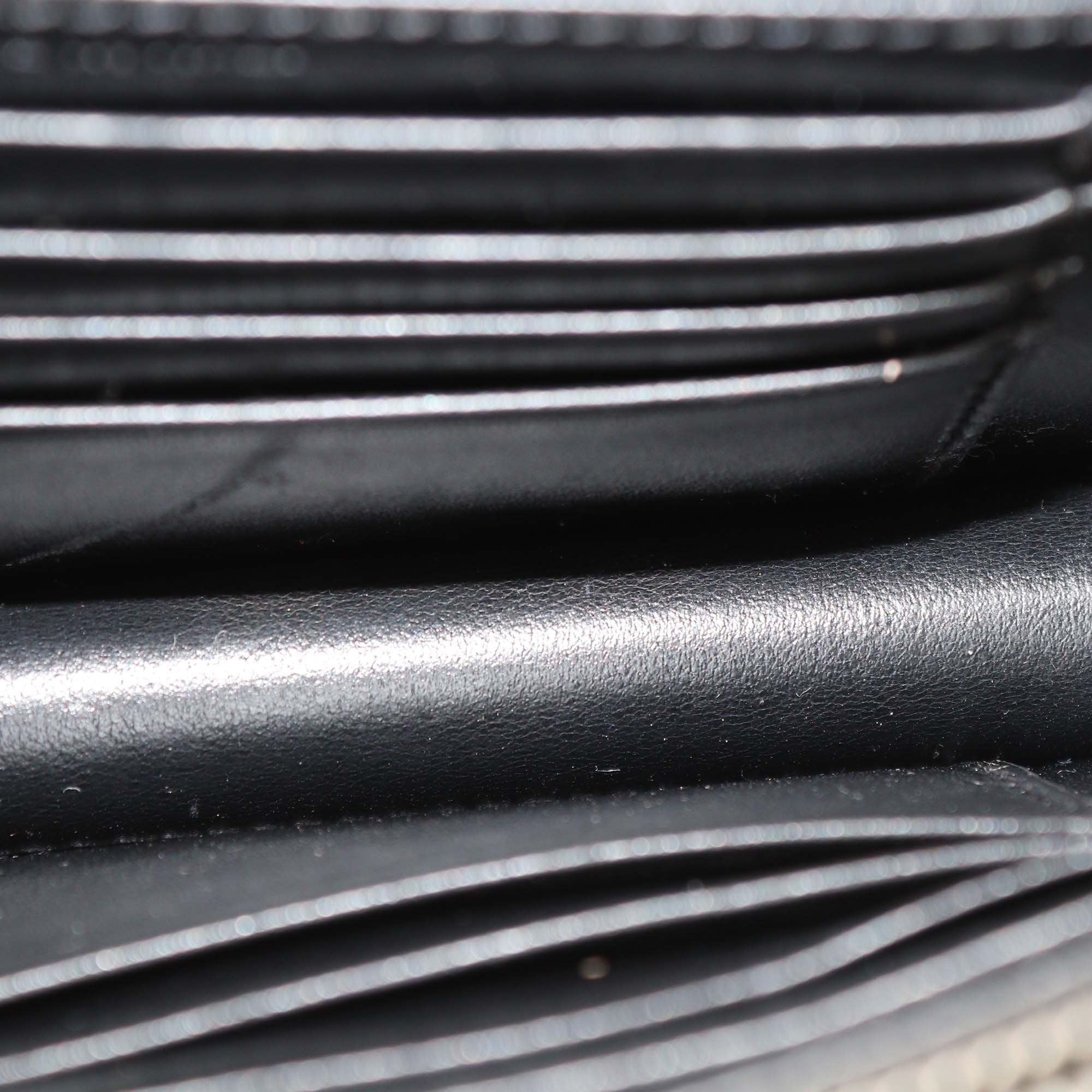 Saint Laurent Black Leather Mini Sunset Chain Bag