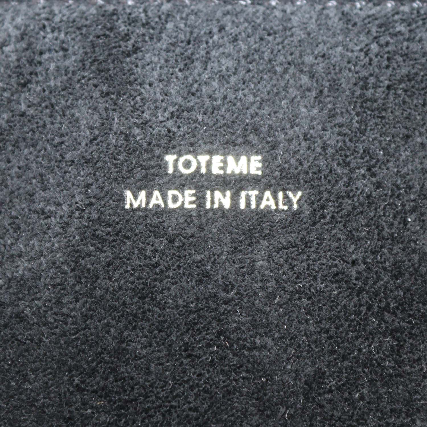 Toteme Black Suede Belted Lounge Tote