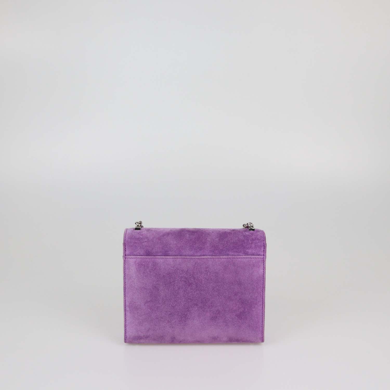 Hermes Violet Veau Doblis Mini Verrou Chaine Bag