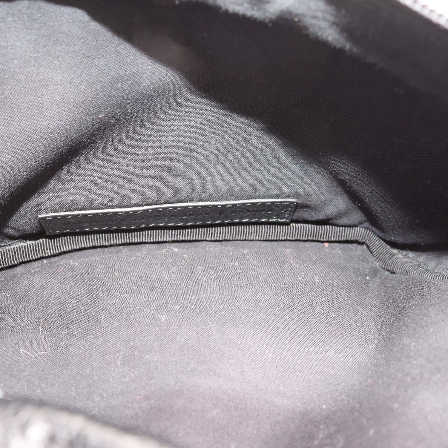 Balenciaga Black Leather Graffiti Explorer Belt Bag