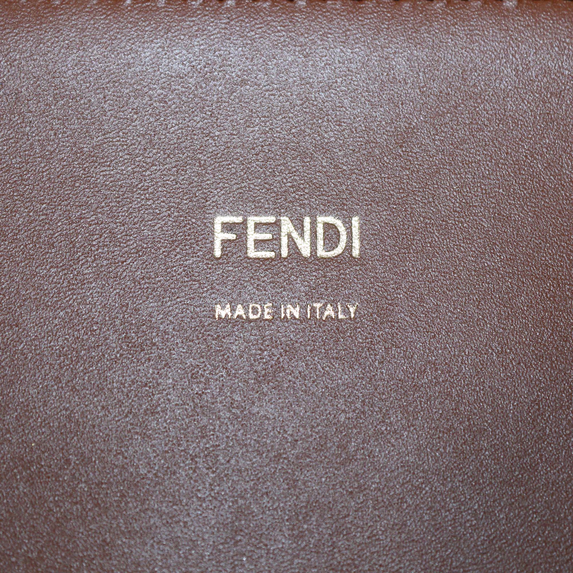 Fendi Brown Leather Medium Sunshine Tote