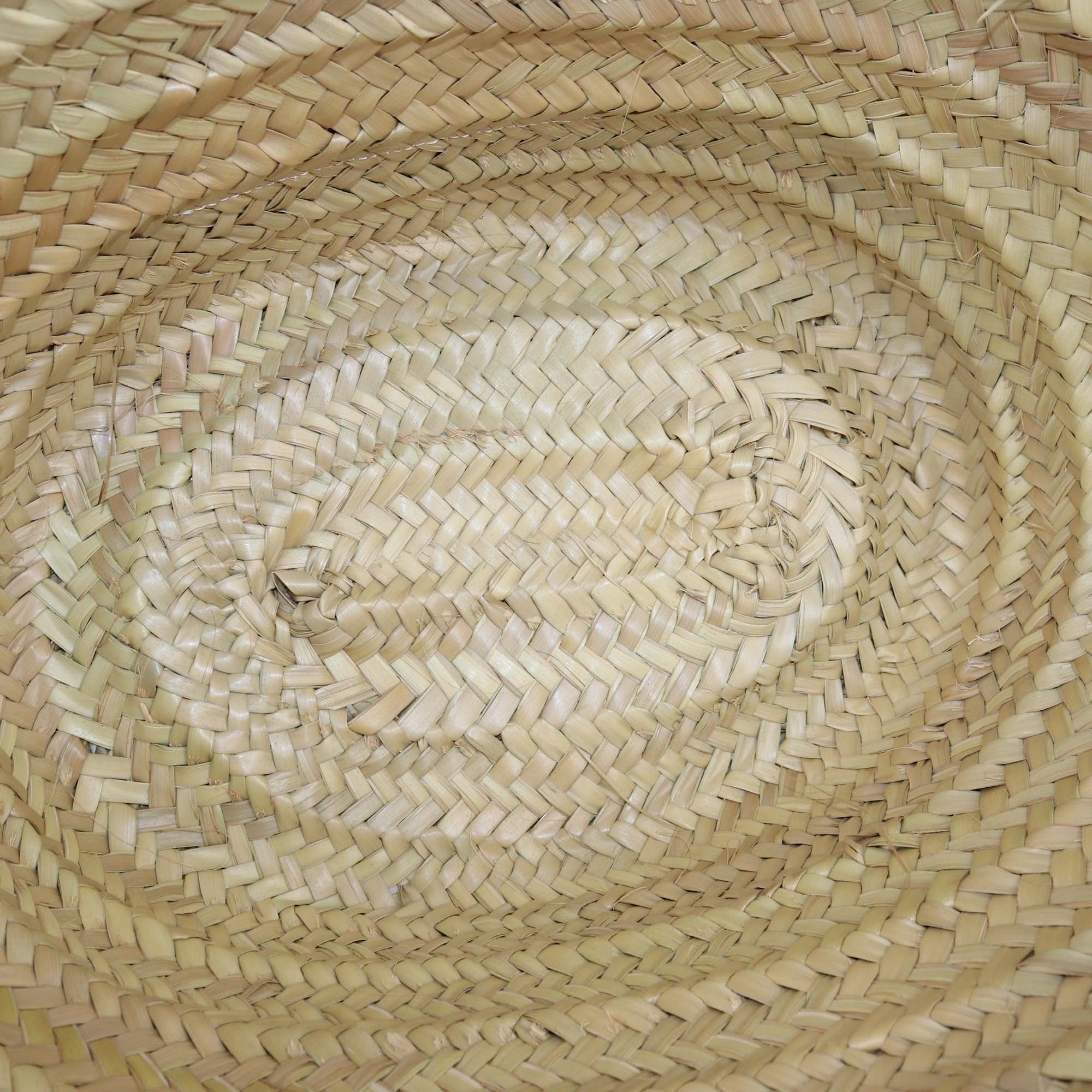 Loewe Tan/Natural Palm Leaf and Leather Medium Basket Tote