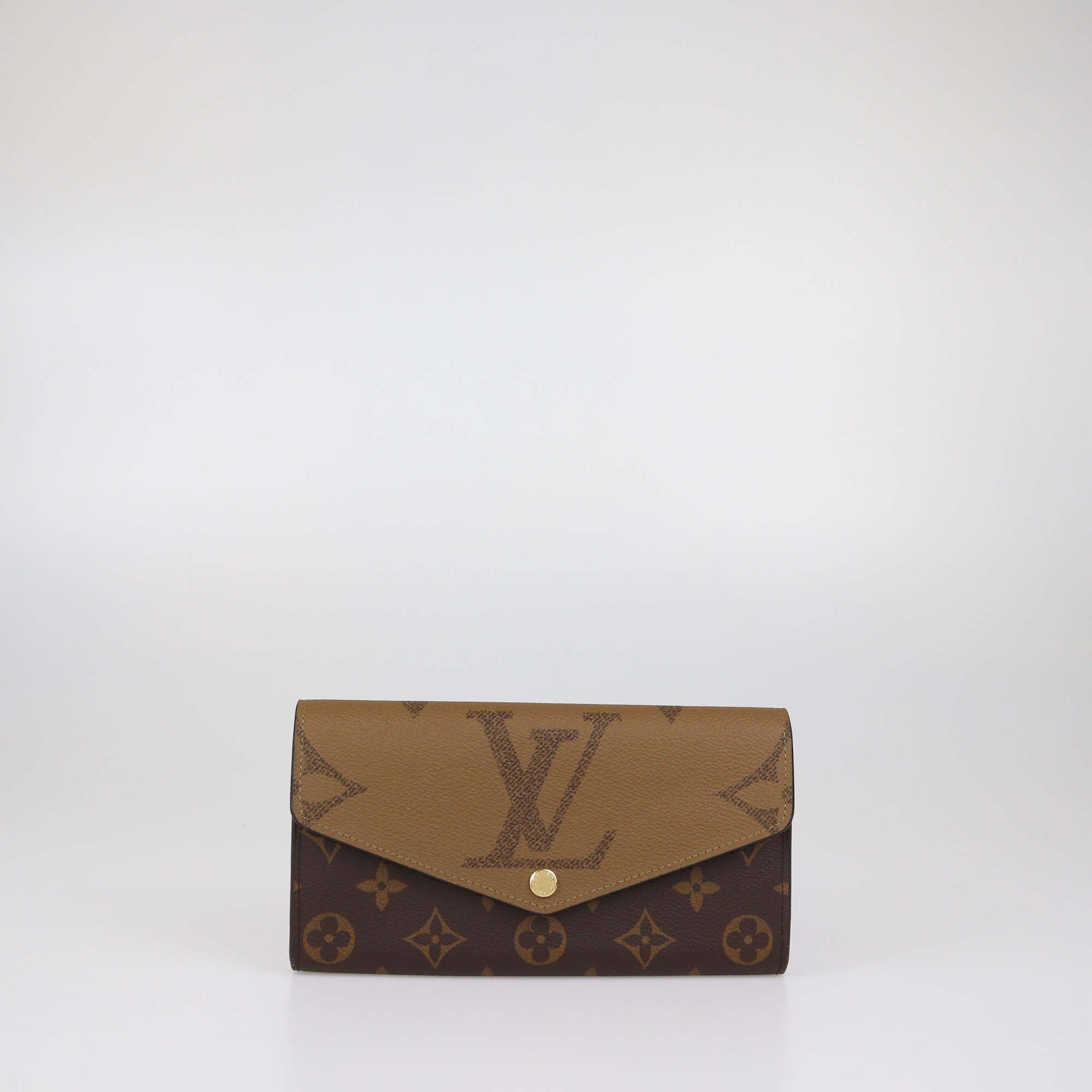 Louis Vuitton Monogram Reverse Canvas Sarah Wallet