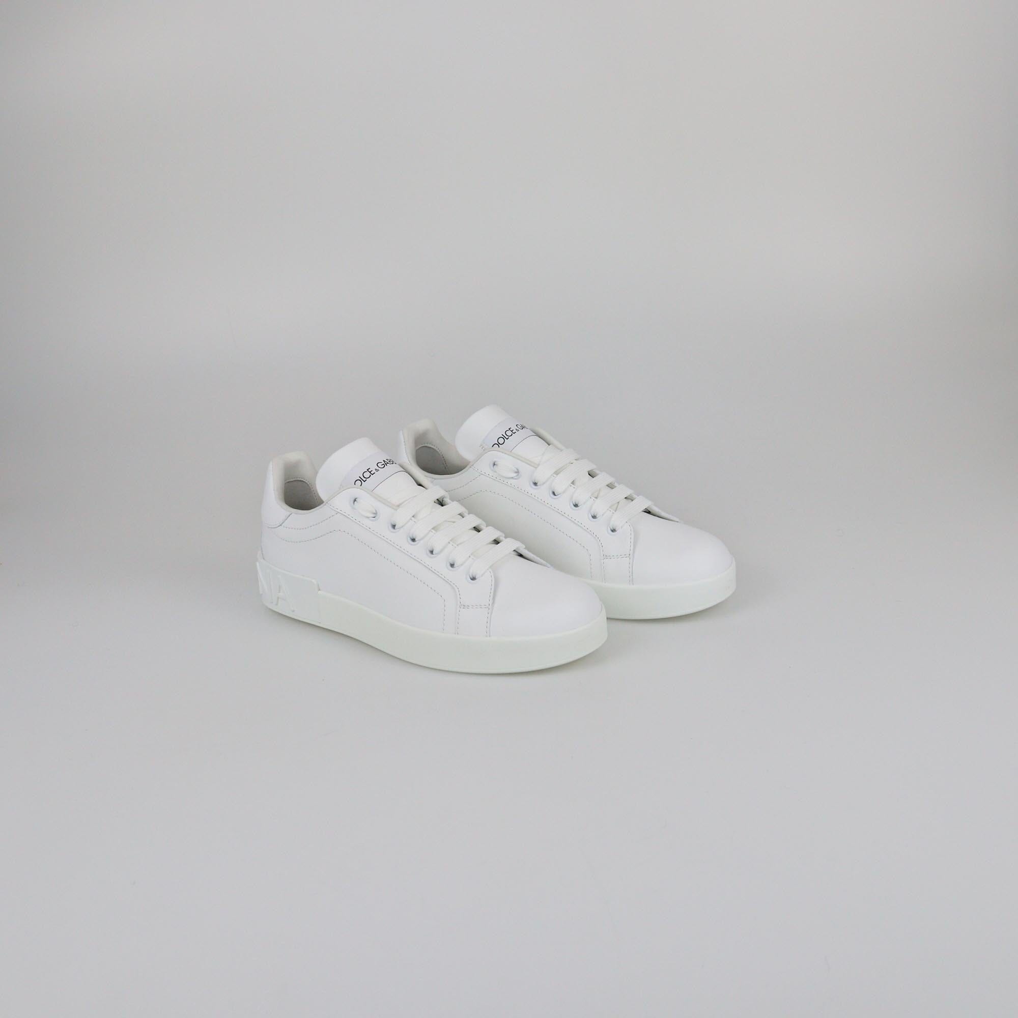 Dolce & Gabbana White Portofino Sneakers Womens Dolce & Gabbana