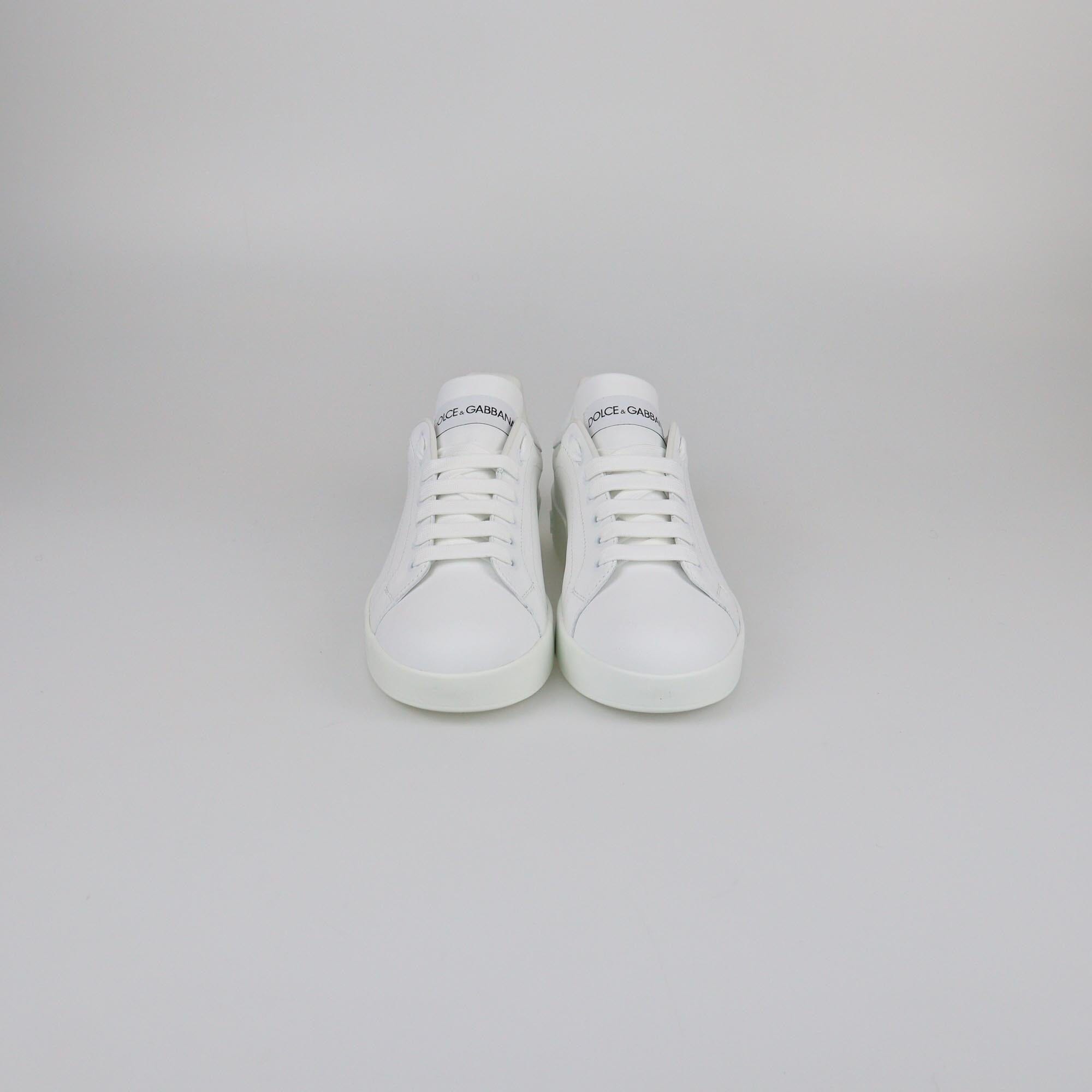 Dolce & Gabbana White Portofino Sneakers Womens Dolce & Gabbana