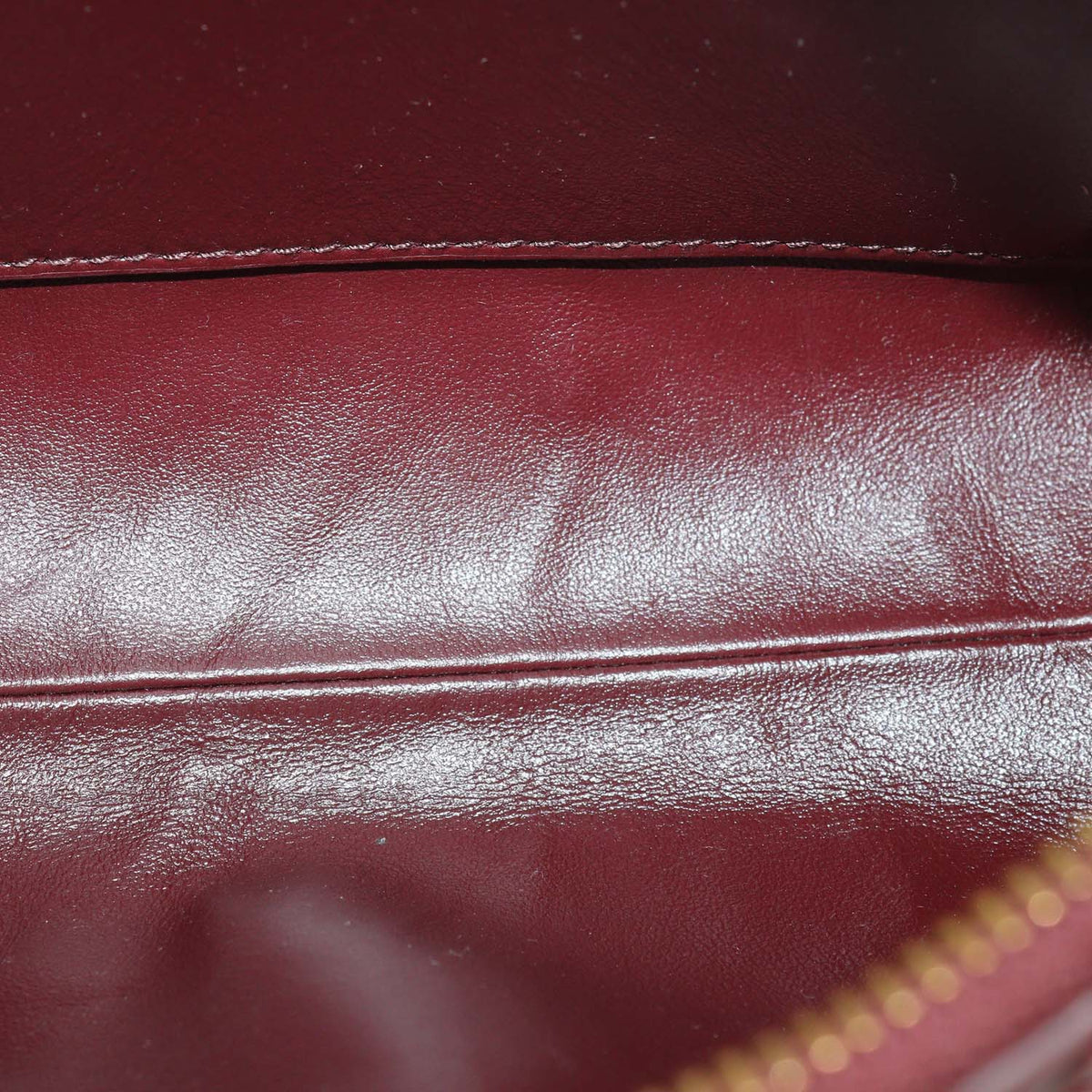 Bottega Veneta Dark Red Intrecciato Leather Concert Pouch Bag