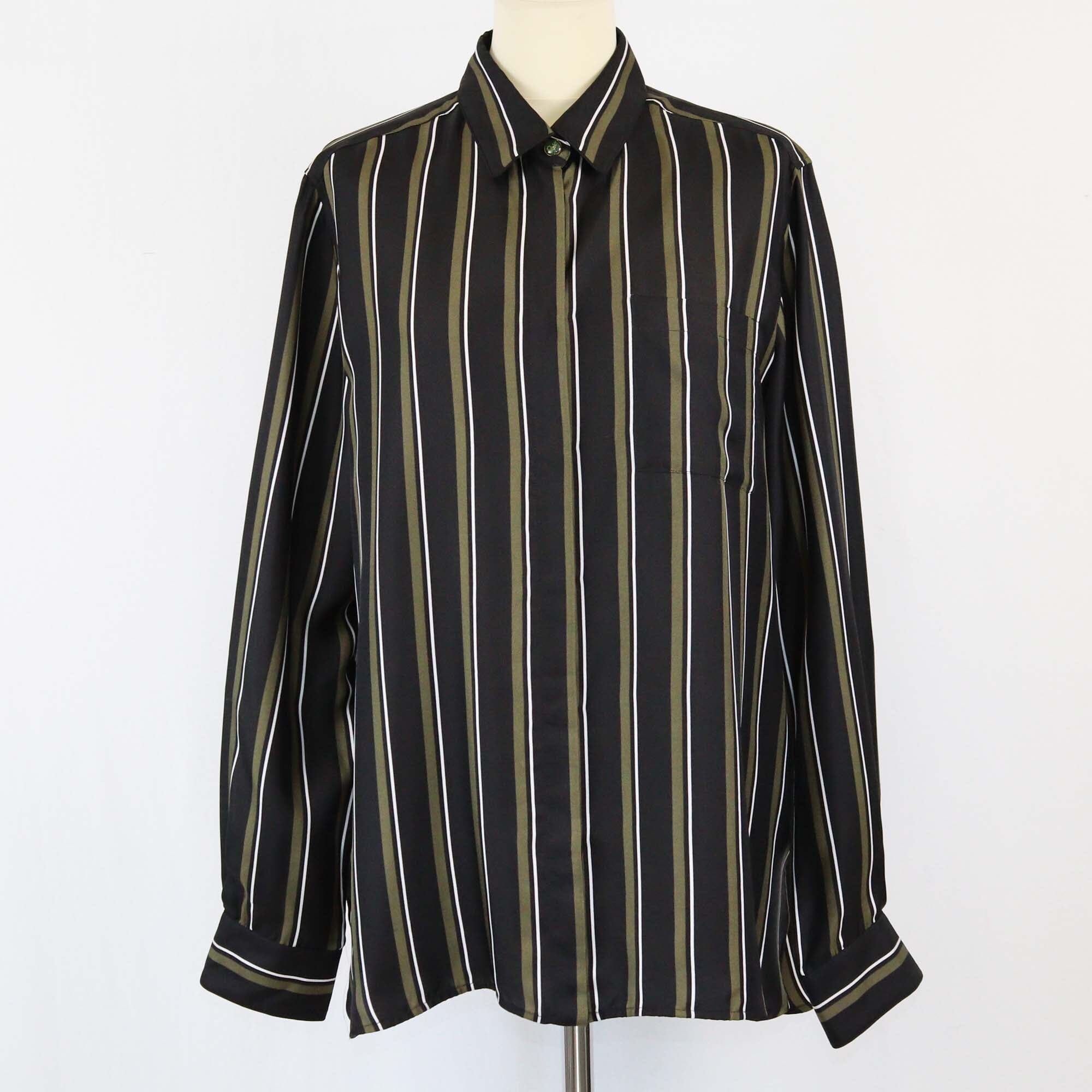 Max Mara Tricolor Nardo Stripe Longsleeve Shirt Womens Max Mara