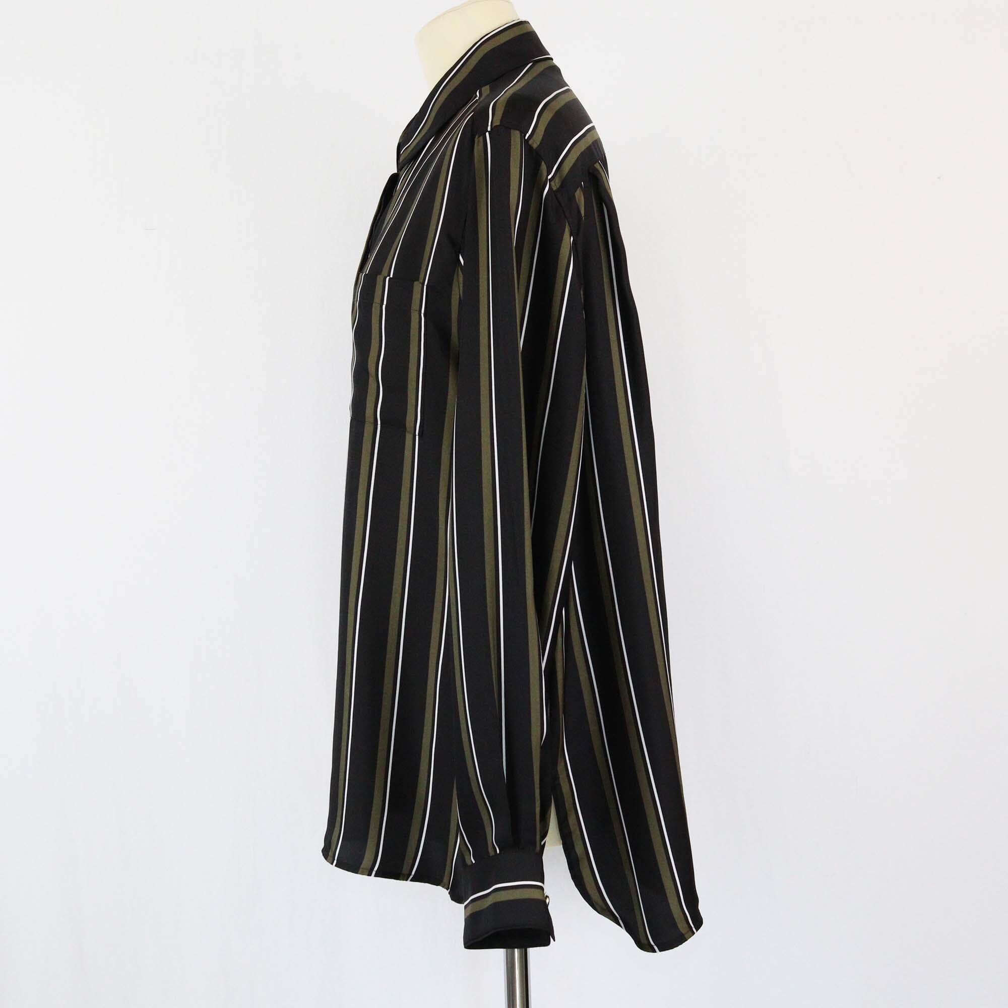 Max Mara Tricolor Nardo Stripe Longsleeve Shirt Womens Max Mara