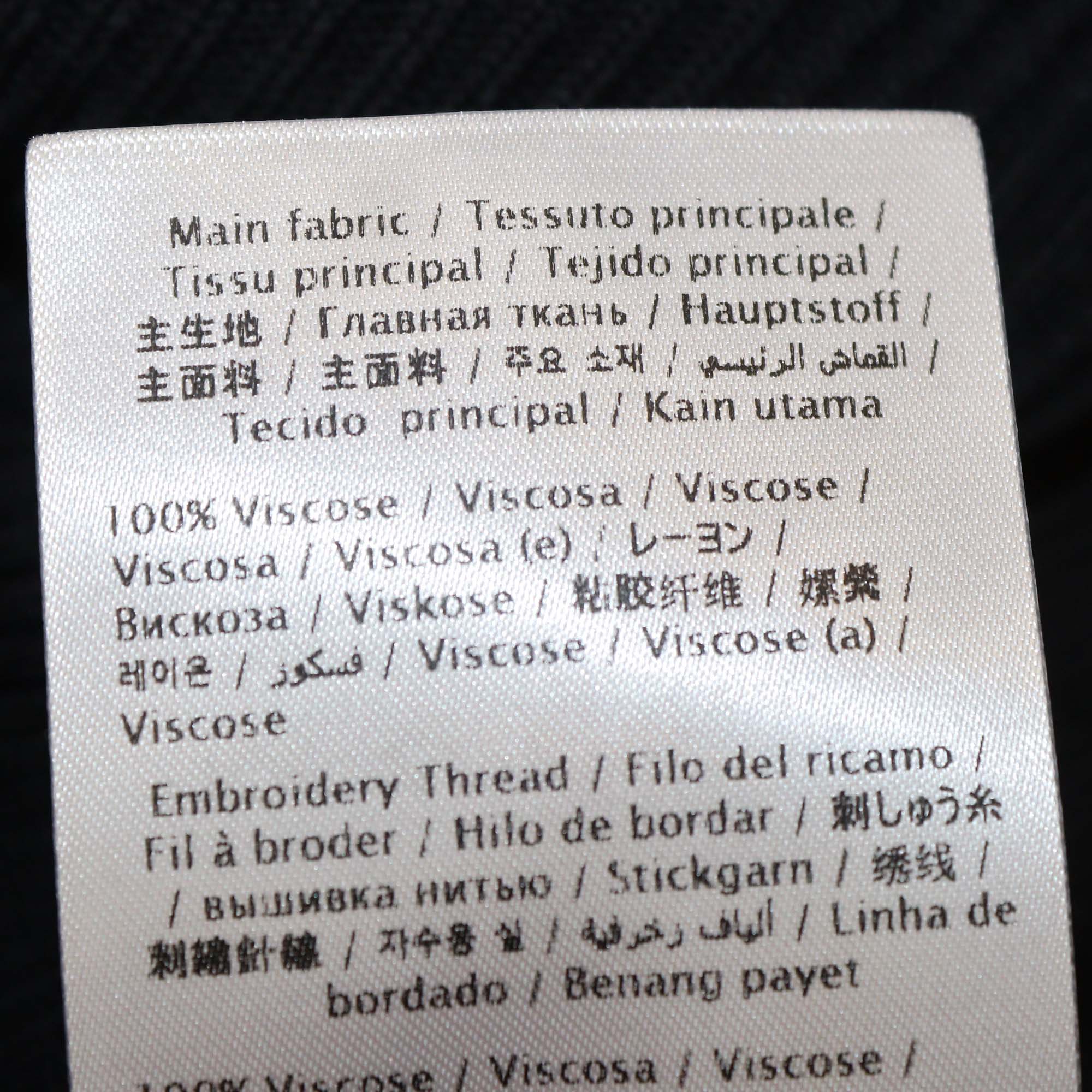 Valentino Black Viscose Ribbed Knit Long Sleeve Maxi Dress