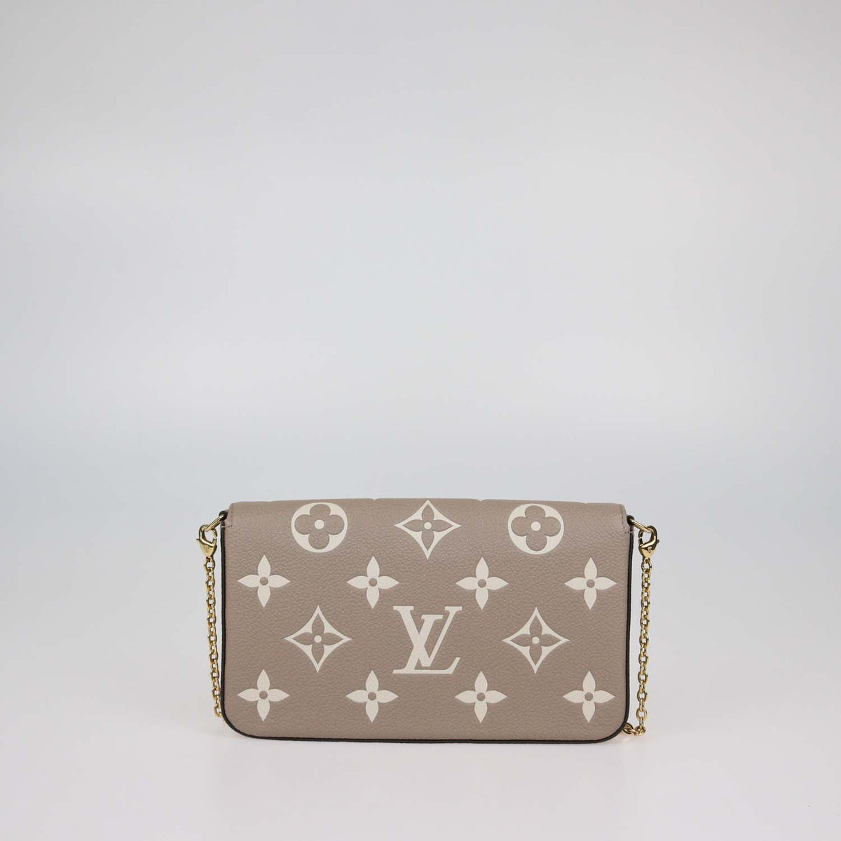 Louis Vuitton Beige Monogram Empreinte Leather Felicie Pochette Bag