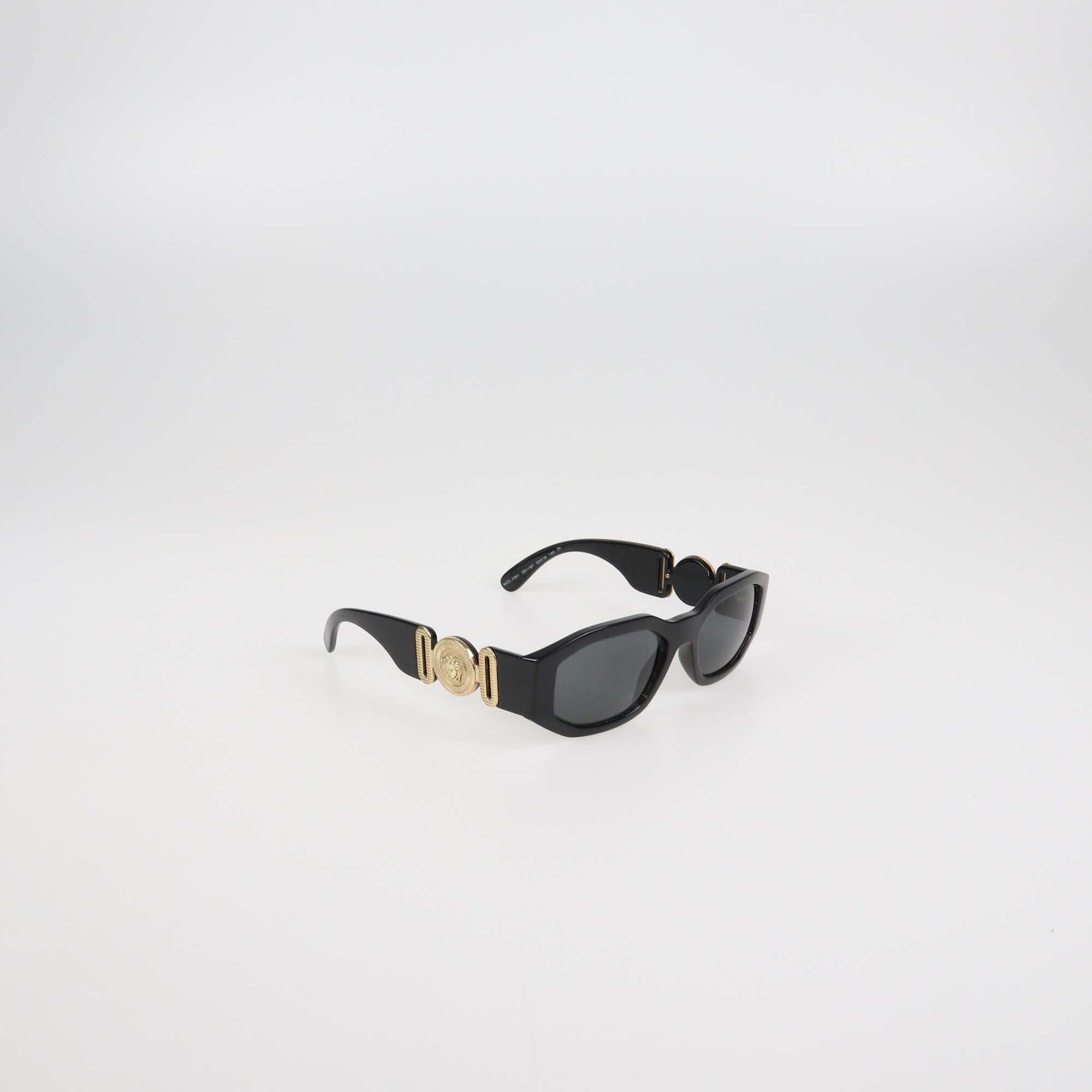 Versace Black Medusa Biggie Sunglasses Womens Versace