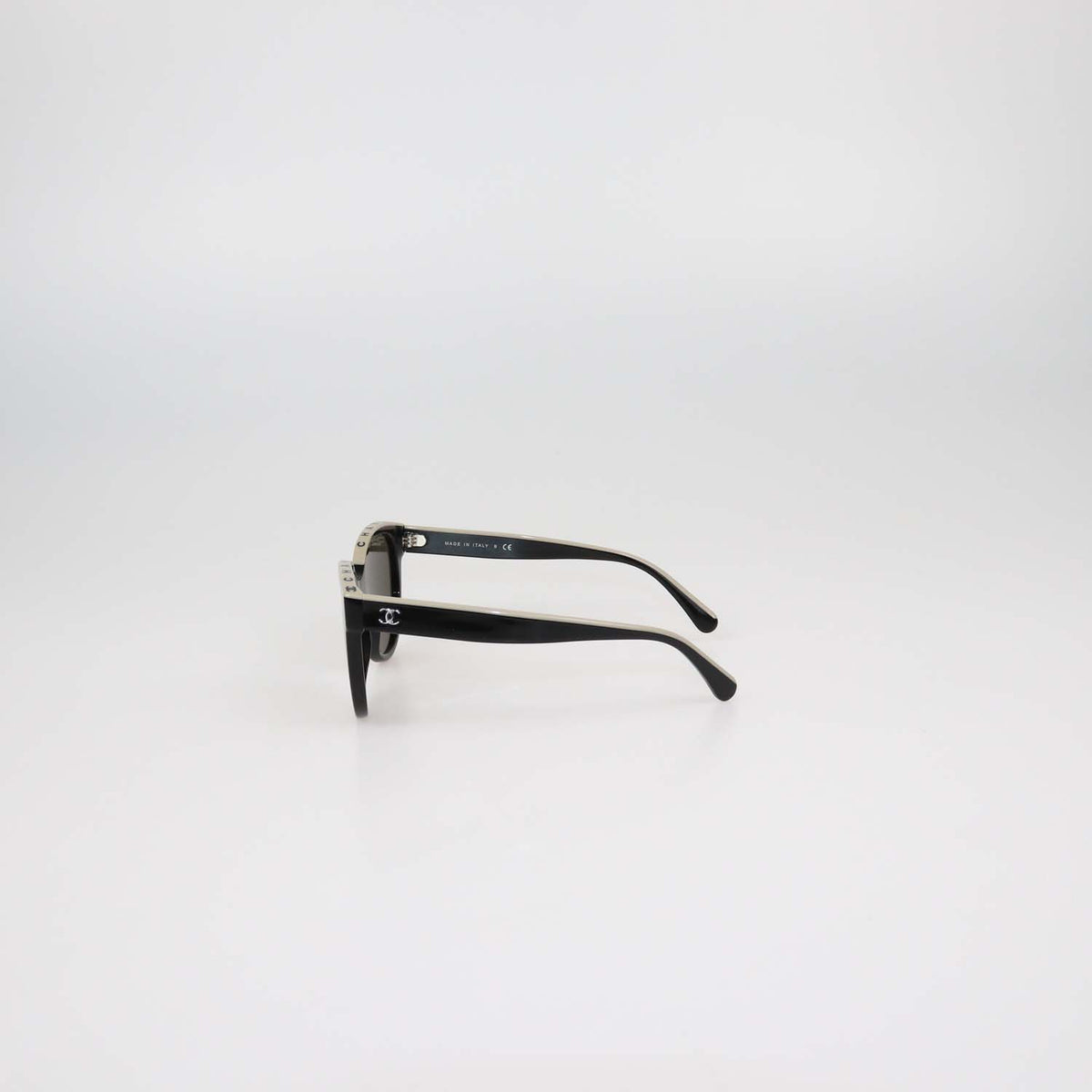 Chanel Black,Beige Butterfly Sunglasses