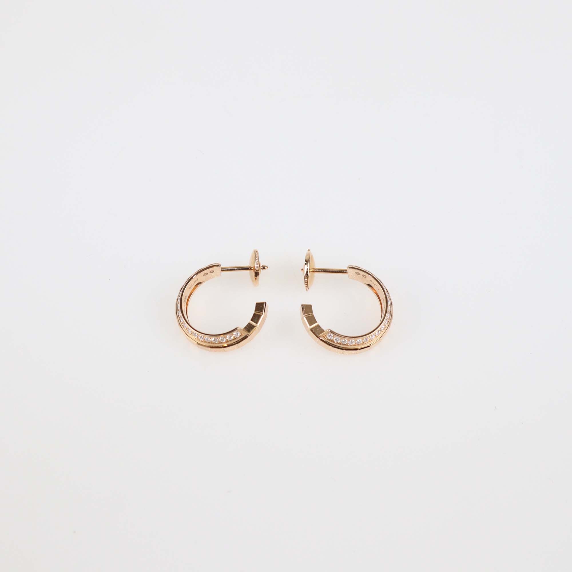 Chopard Ethical 18K Rose Gold Diamond Ice Cube Earrings