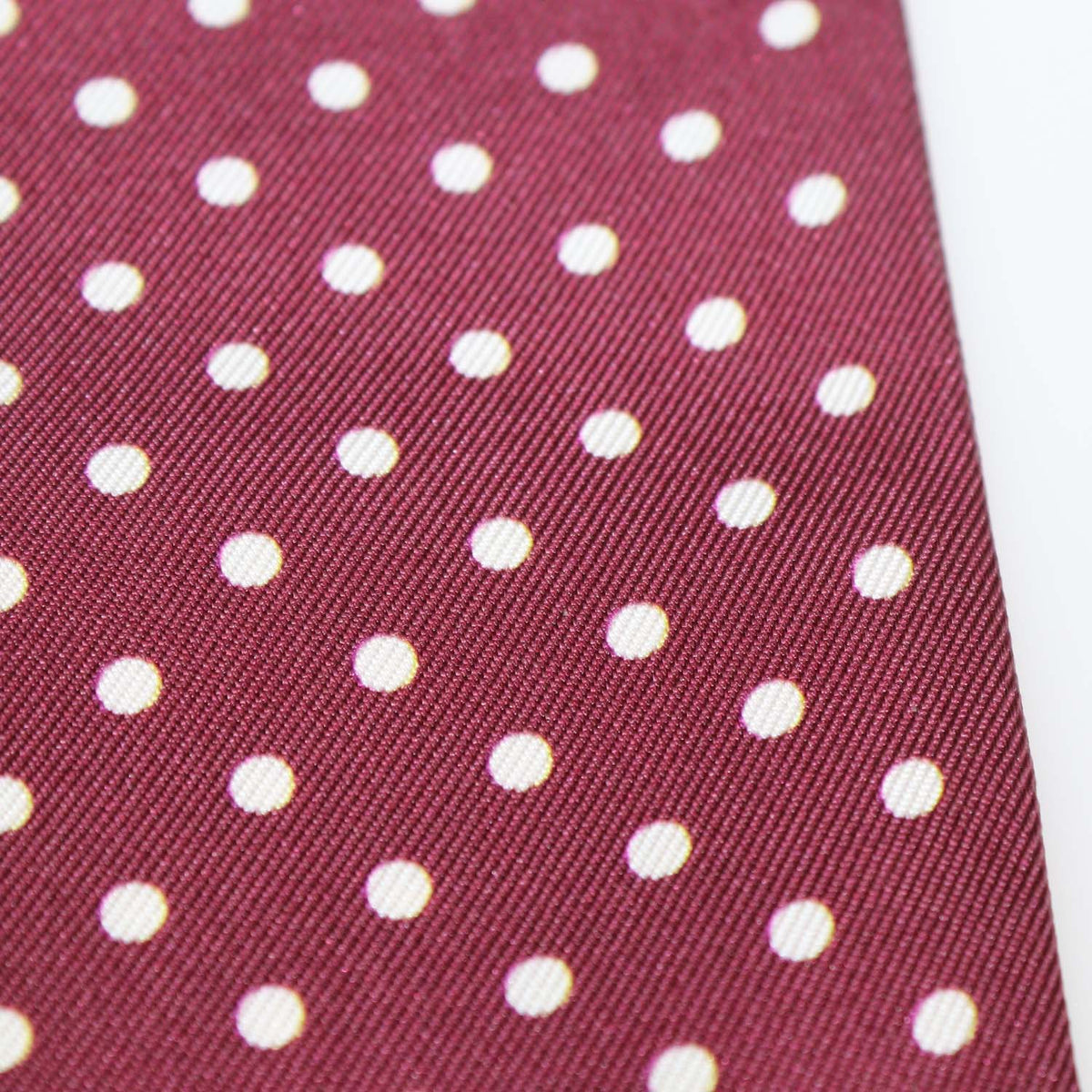 Hermes Fuchsia, White, Bordeaux Silk Astrologie a Pois Print Twilly