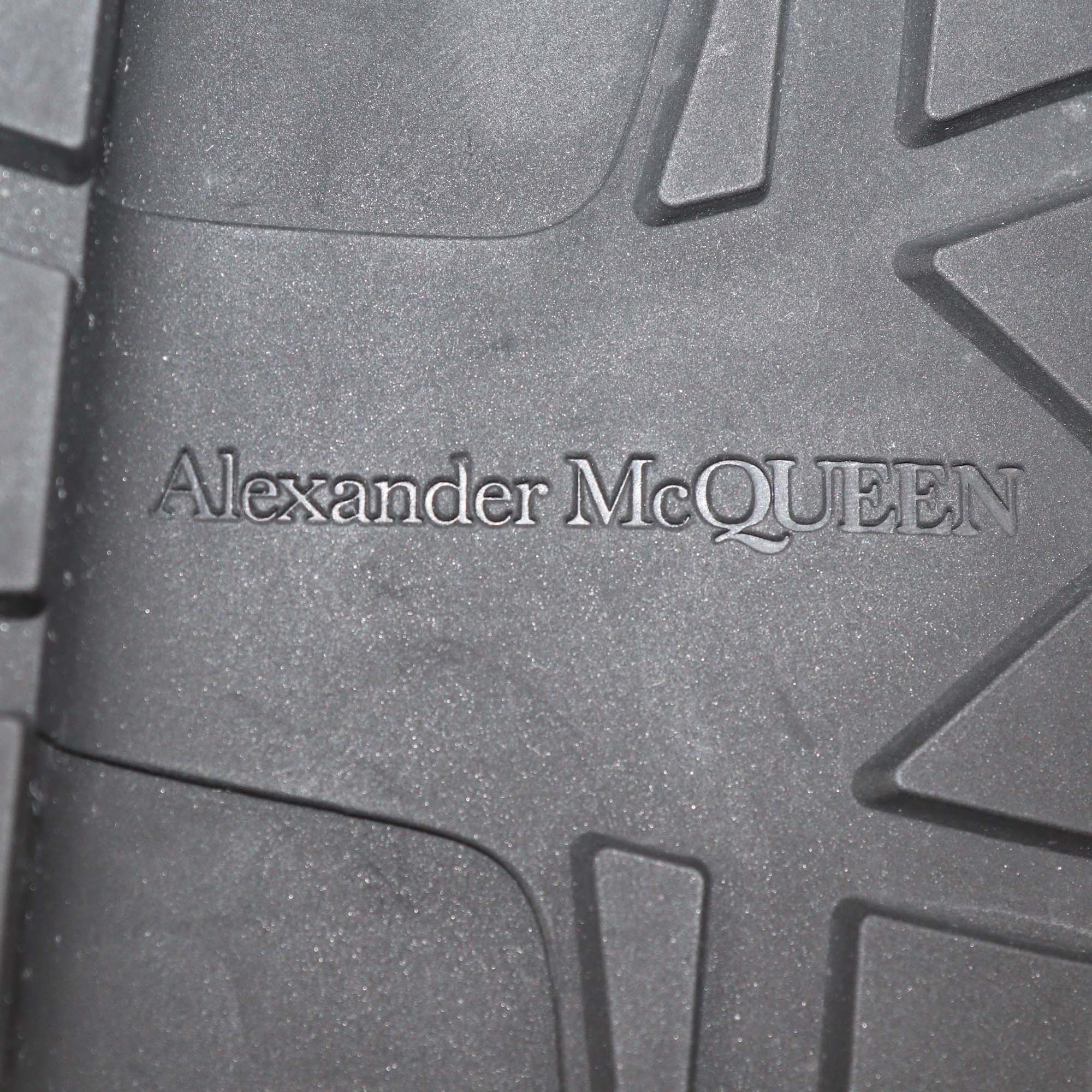 Alexander McQueen Black Leather Tread Chelsea Boots
