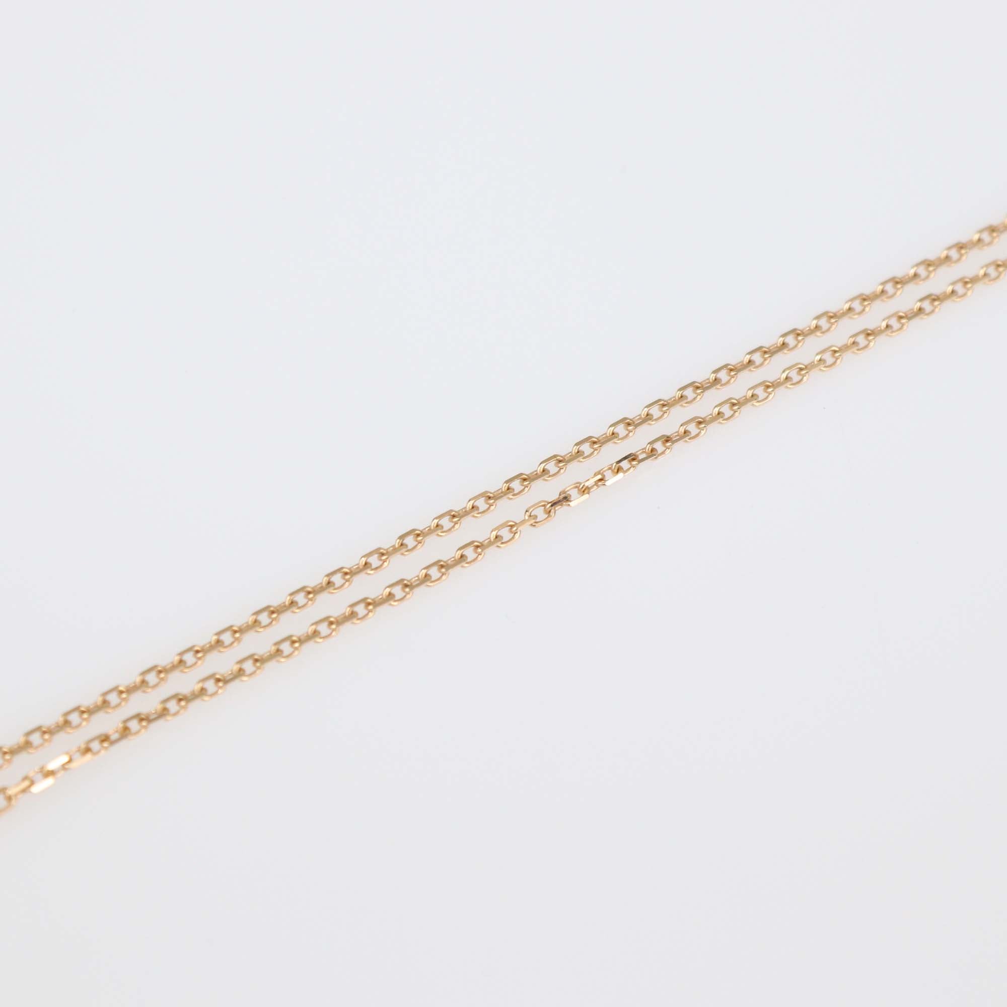 Cartier 18K Three-Tone Gold Trinity Lariat Diamond Necklace