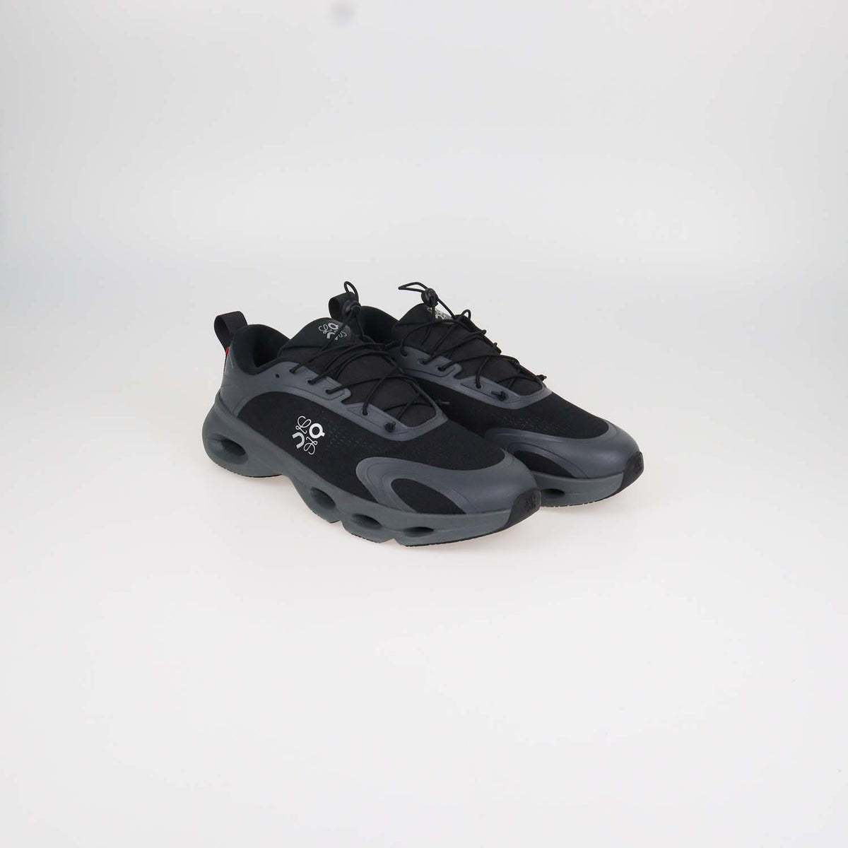 Loewe x ON Black Technical Fabric Running Cloudsolo Sneakers