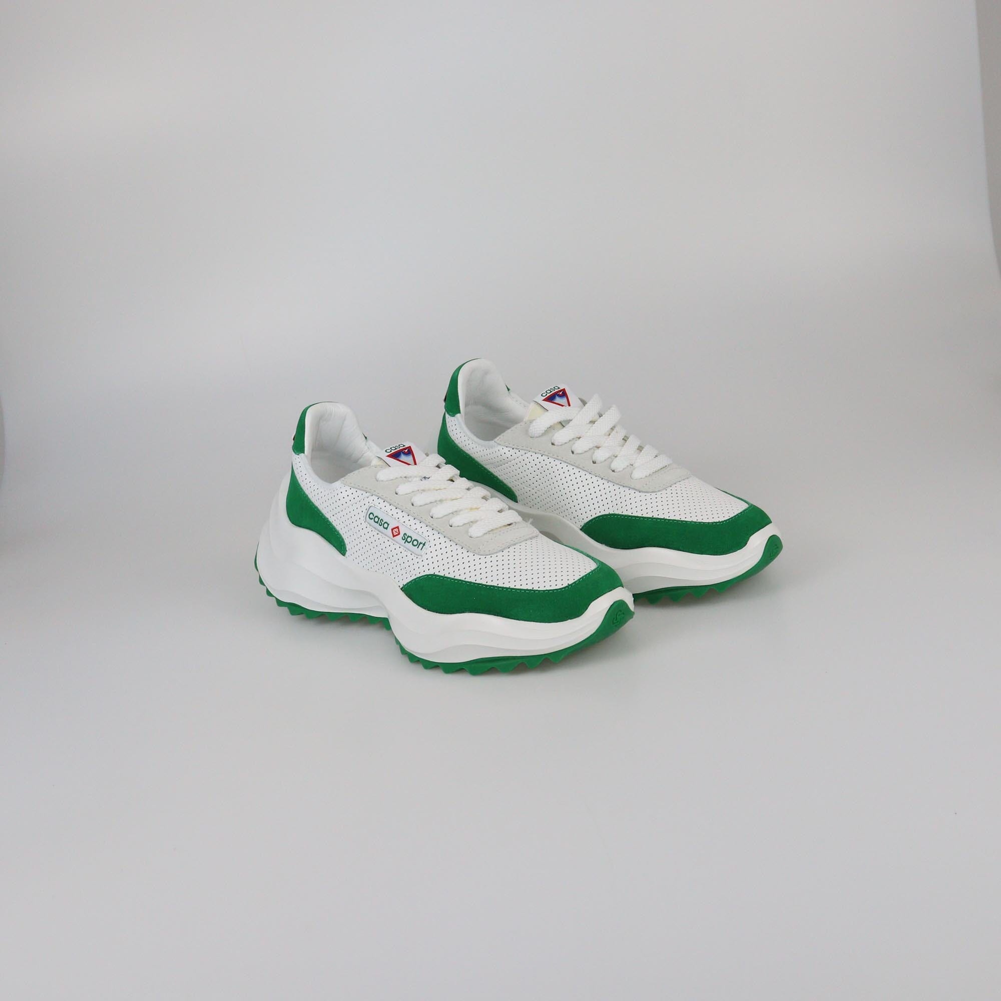 Casablanca Green/White Atlantis Sneakers Mens Casablanca