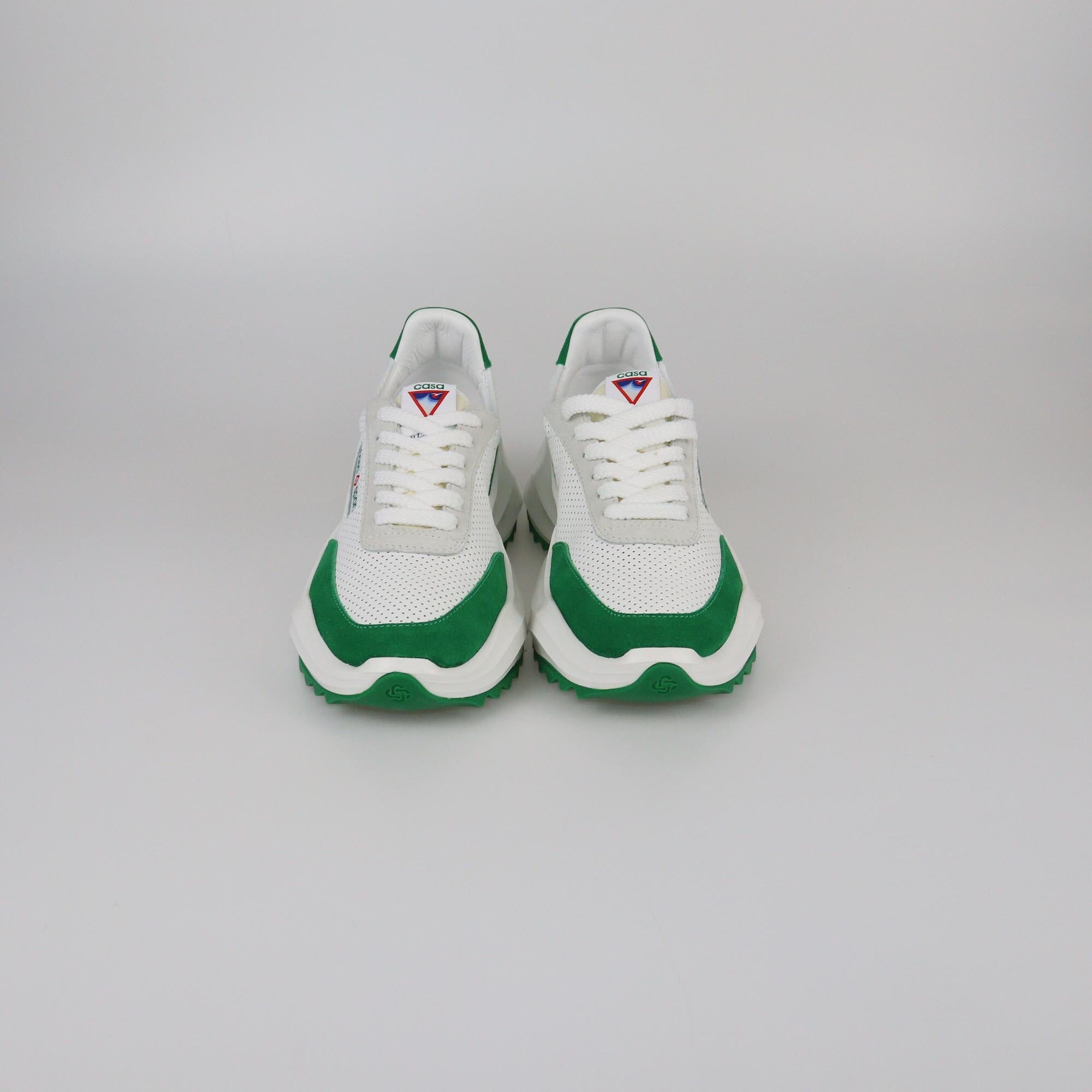 Casablanca Green/White Atlantis Sneakers Mens Casablanca