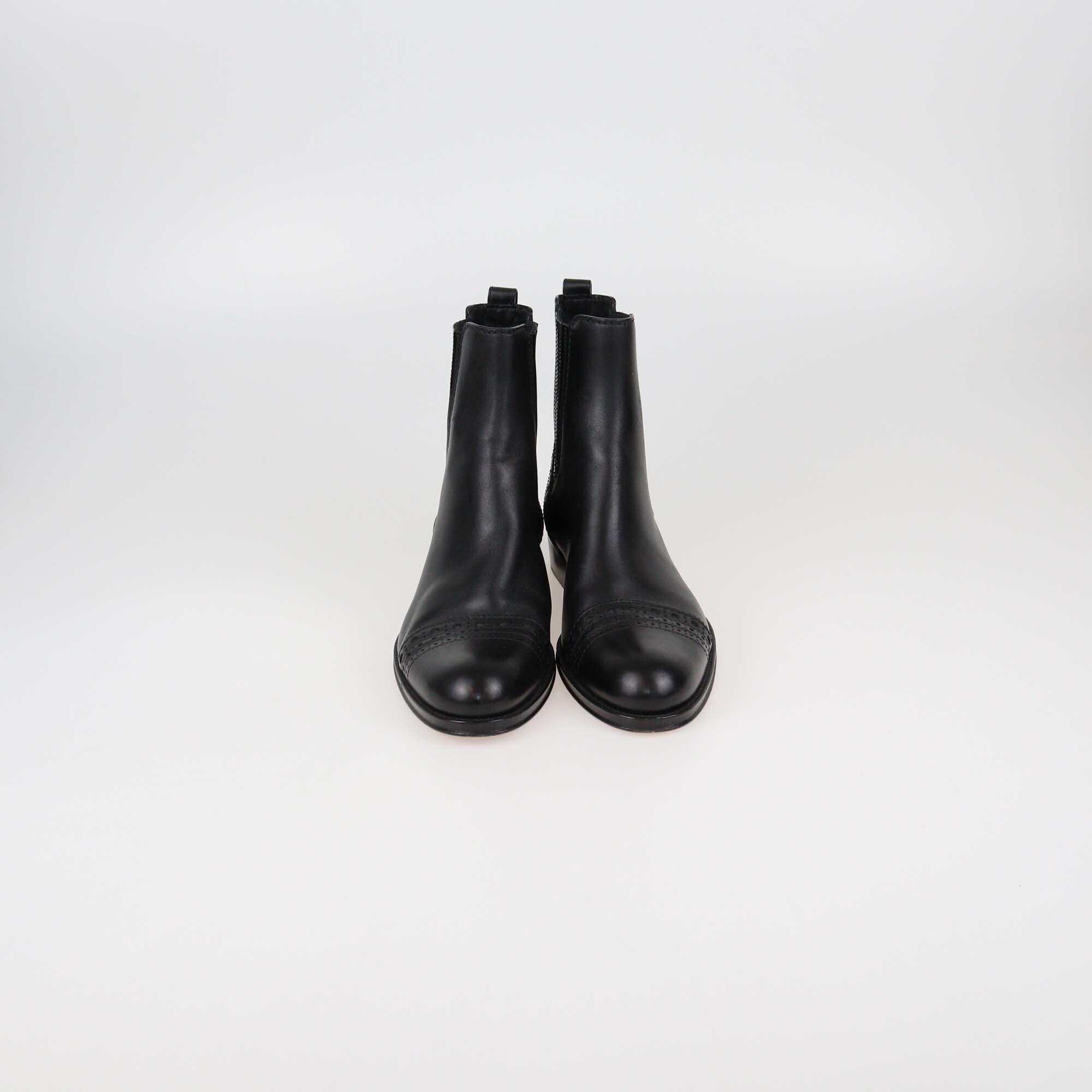 Louis Vuitton Black Leather Chelsea Ankle Boots Womens Louis Vuitton