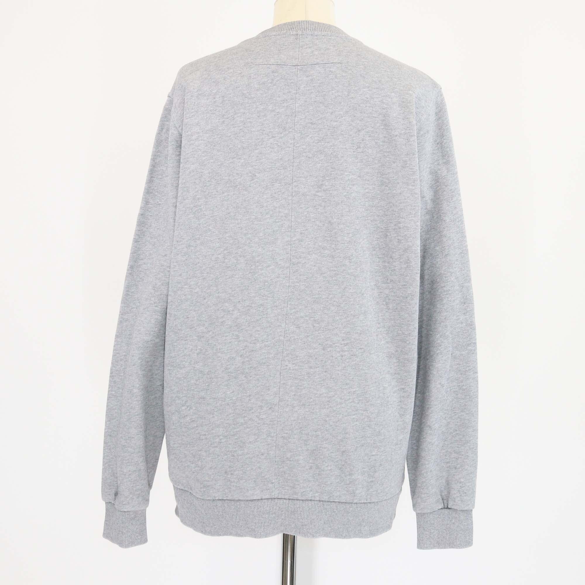 Givenchy Grey Cotton Rottweiler Print Cuban Fit Sweatshirt Mens Givenchy