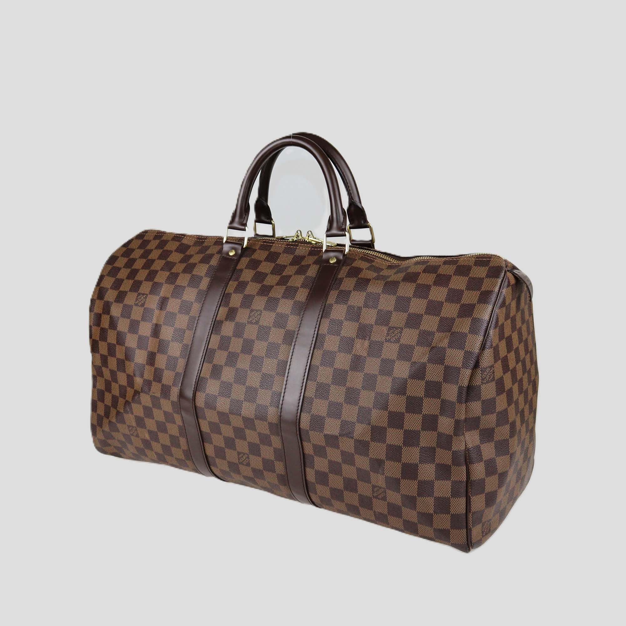 Louis Vuitton Damier Ebene Keepall 50