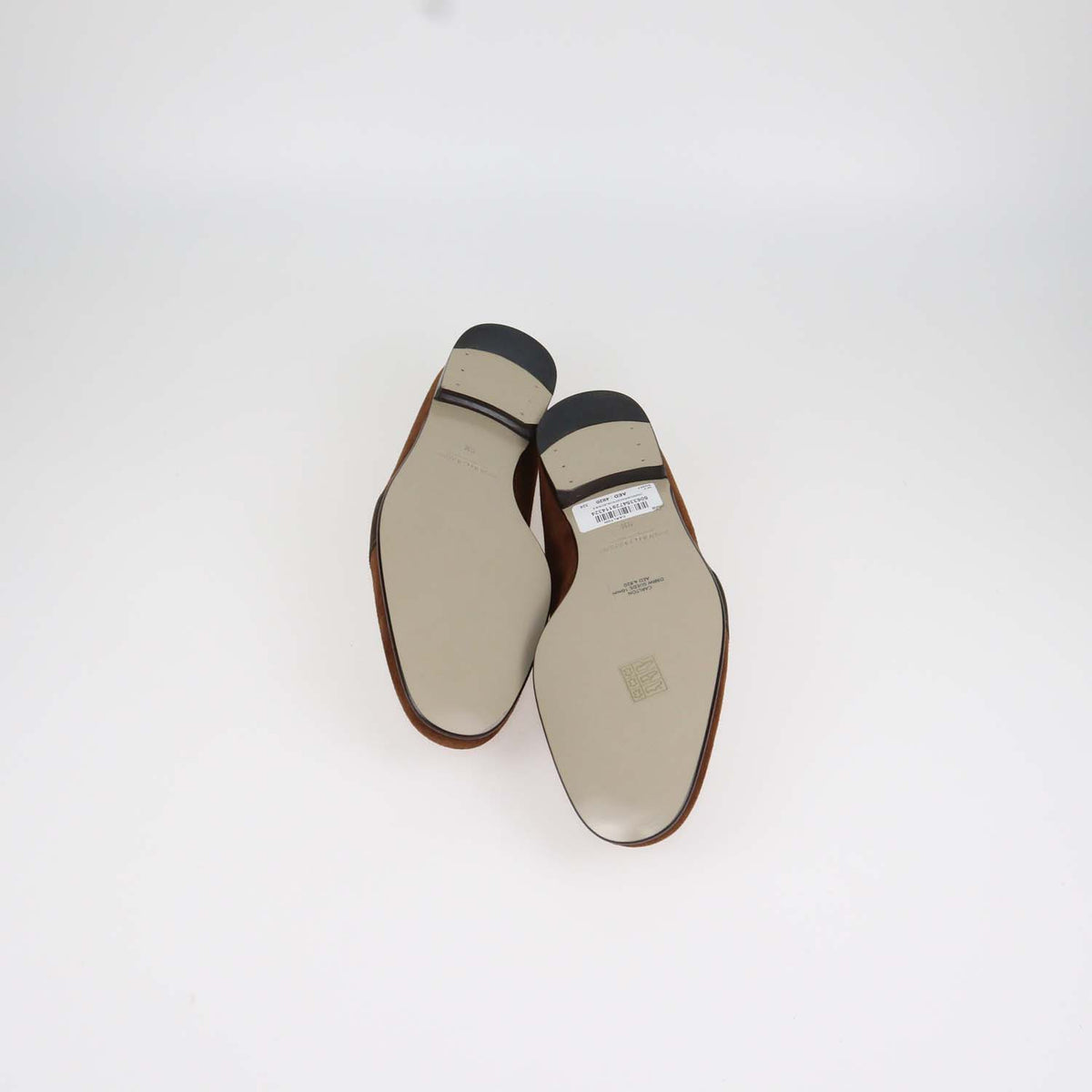 Manolo Blahnik Brown Suede Jewel Buckle Carlton Loafers