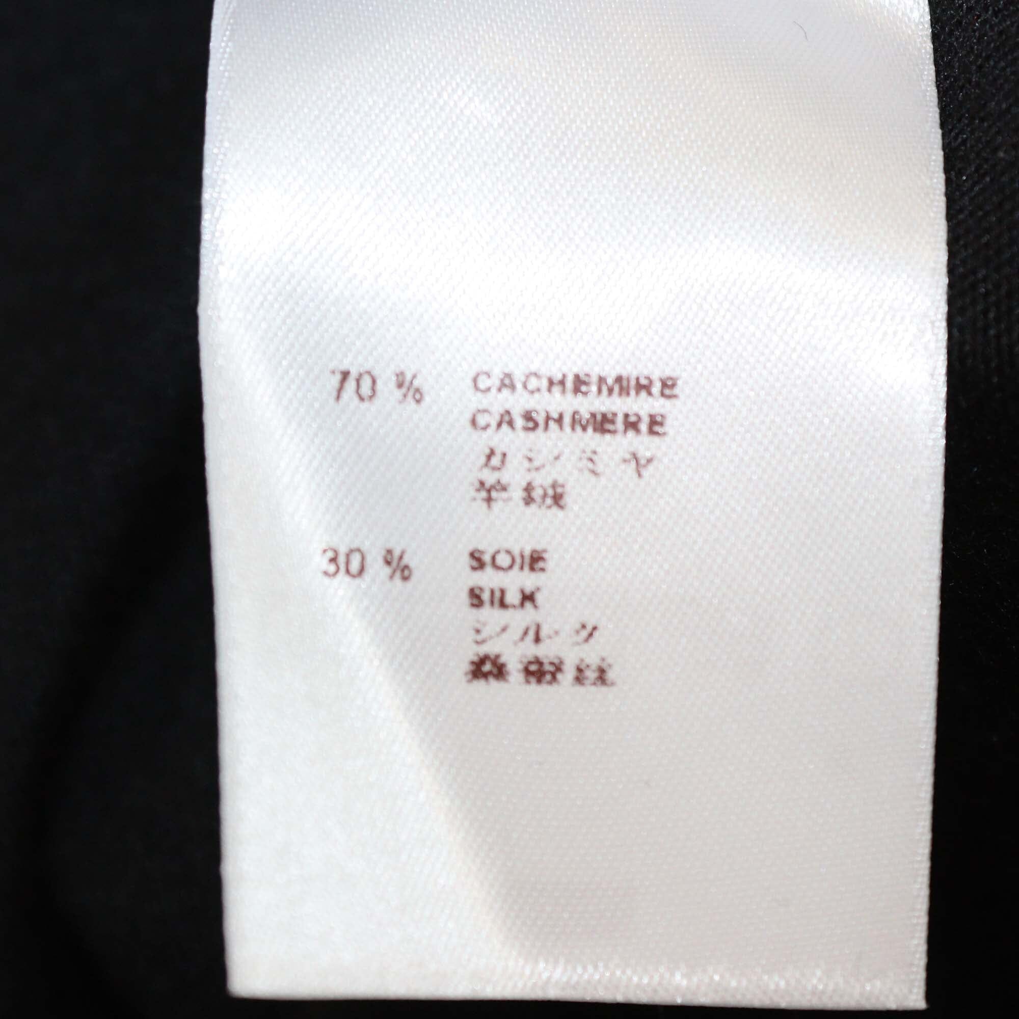Louis Vuitton Black Cashmere & Silk Sleeveless Hoodie Mini Dress Womens Louis Vuitton
