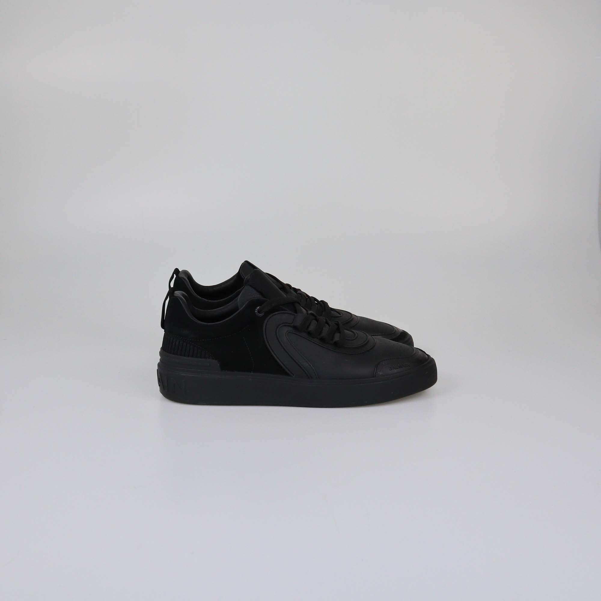 Balmain Black B-Skate Low Sneakers Mens Balmain