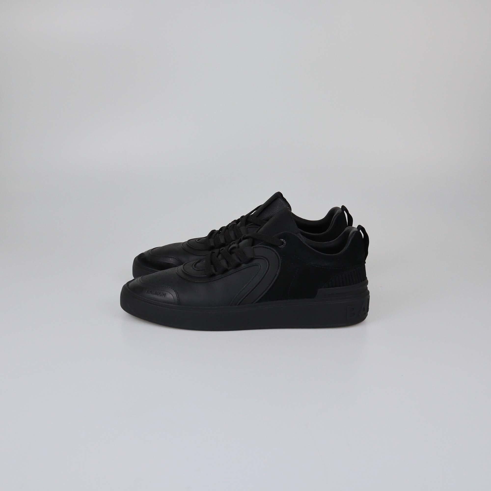 Balmain Black B-Skate Low Sneakers Mens Balmain