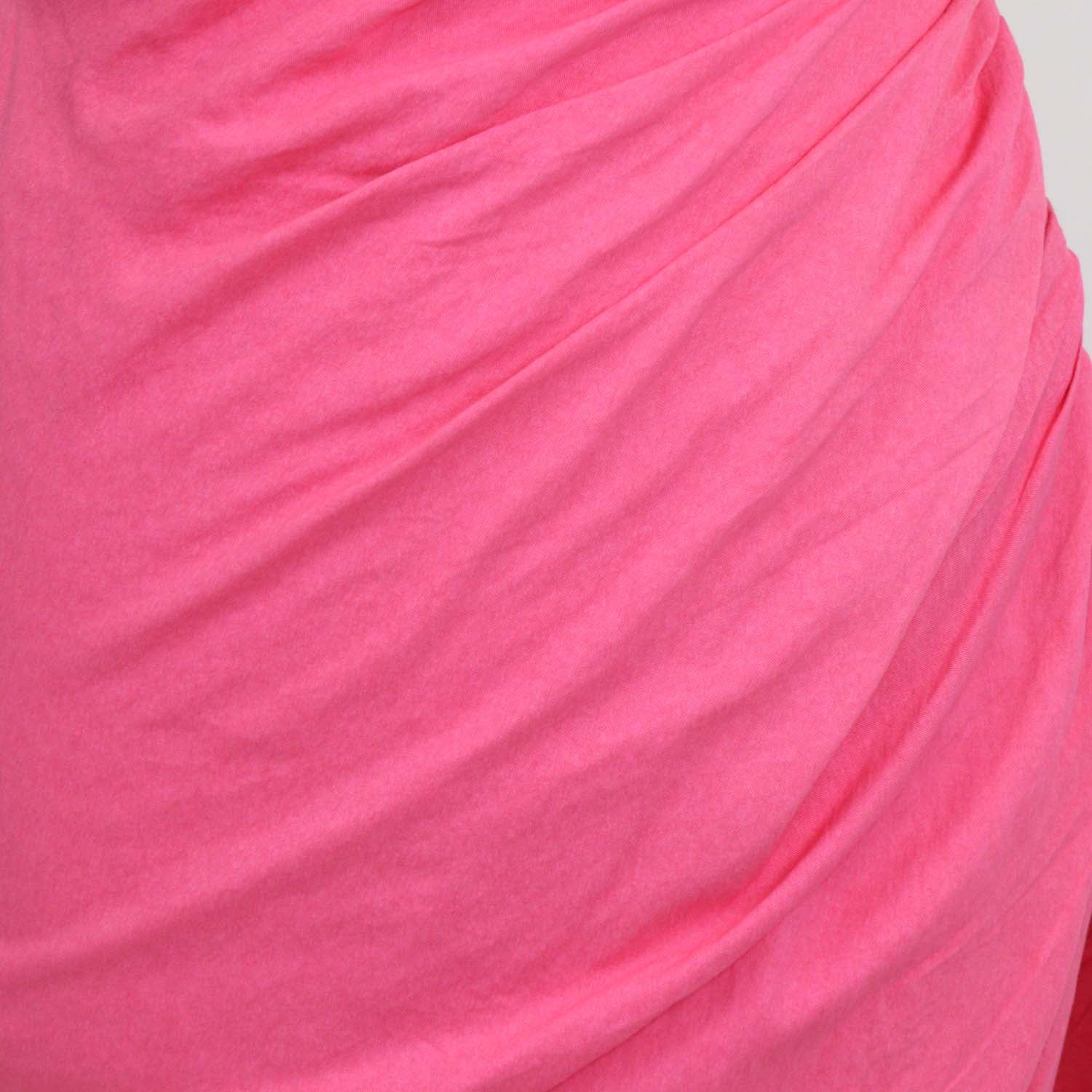 Jacquemus Pink Blend Viscose Le Raphia Mini Dress