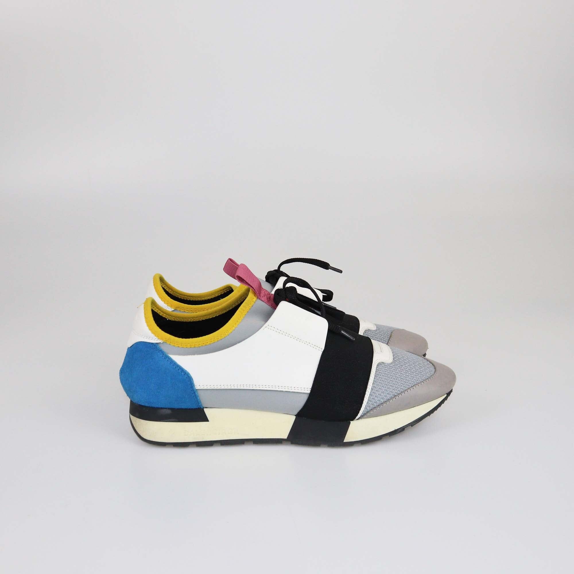 Balenciaga Multicolor Race Runner Sneakers Womens Balenciaga