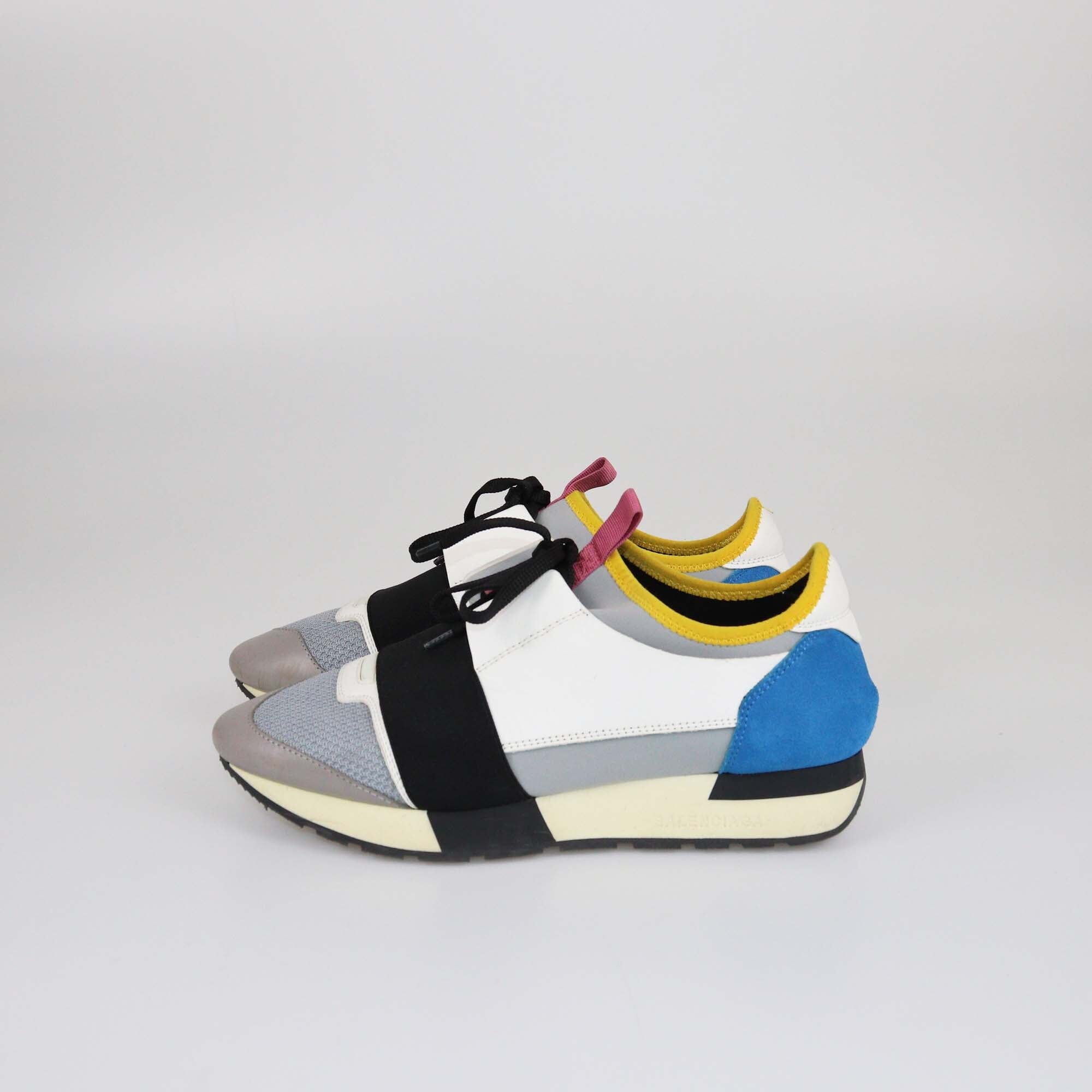 Balenciaga Multicolor Race Runner Sneakers Womens Balenciaga